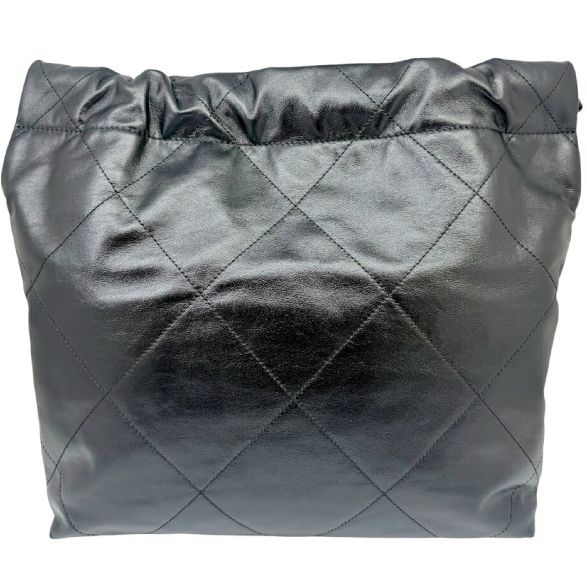 Chanel Black Leather Handbag (Pre-Owned)