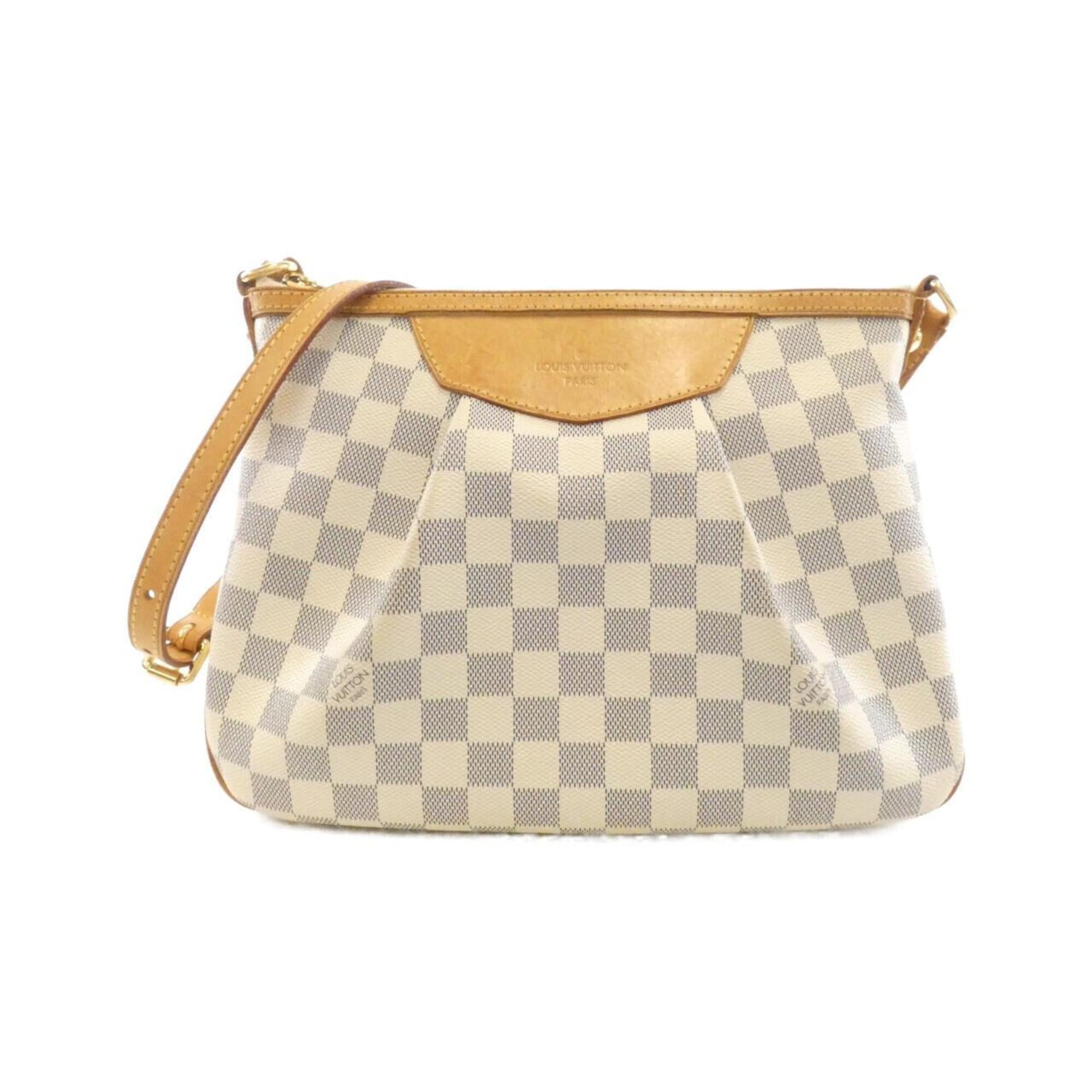 Louis Vuitton Azur Coated Canvas Shoulder Bag (Pre-Owned)