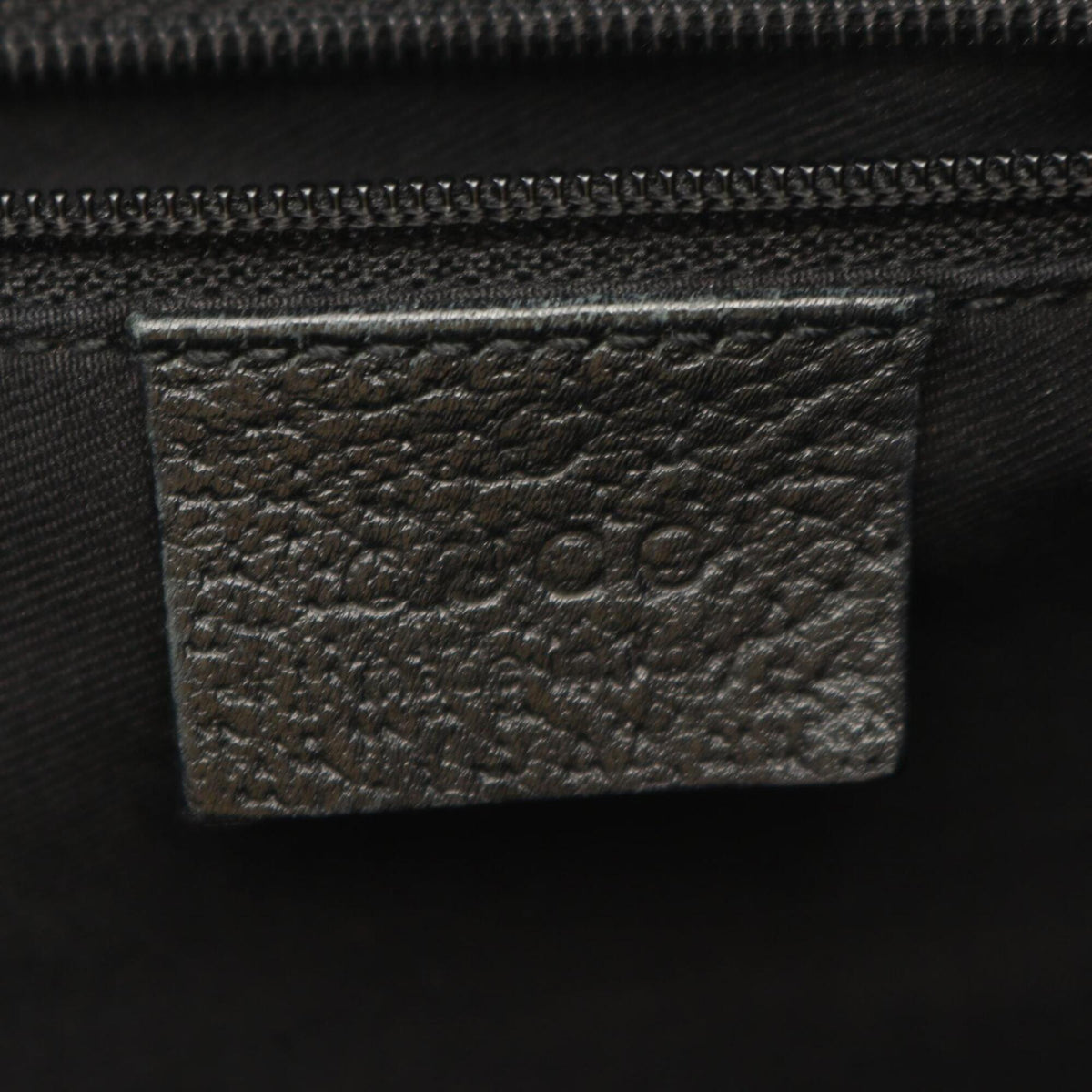 Gucci Black Canvas Leather Backpack Handbag (Pre-Owned)