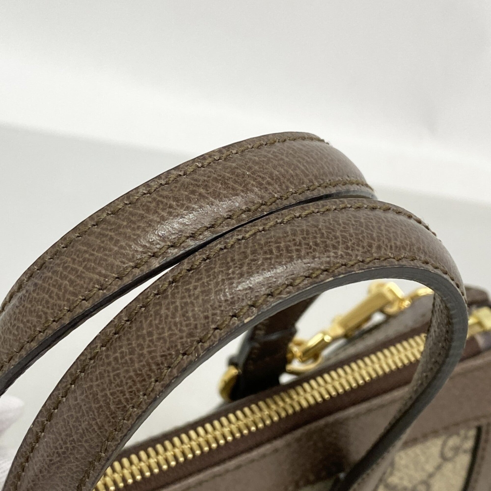 Gucci Brown Pvc Handbag (Pre-Owned)