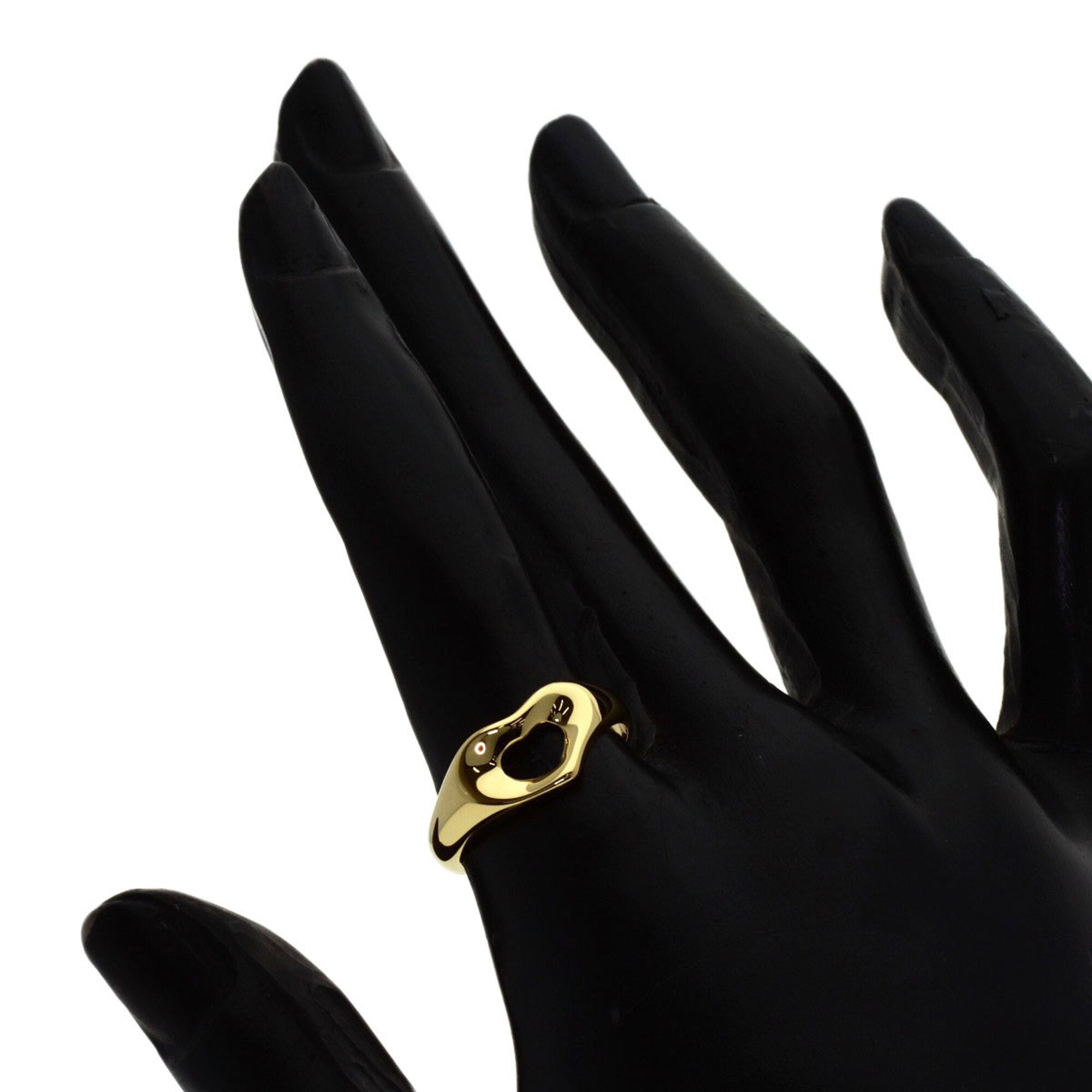 Tiffany Open Heart Yellow Band Ring (Pre-Owned)