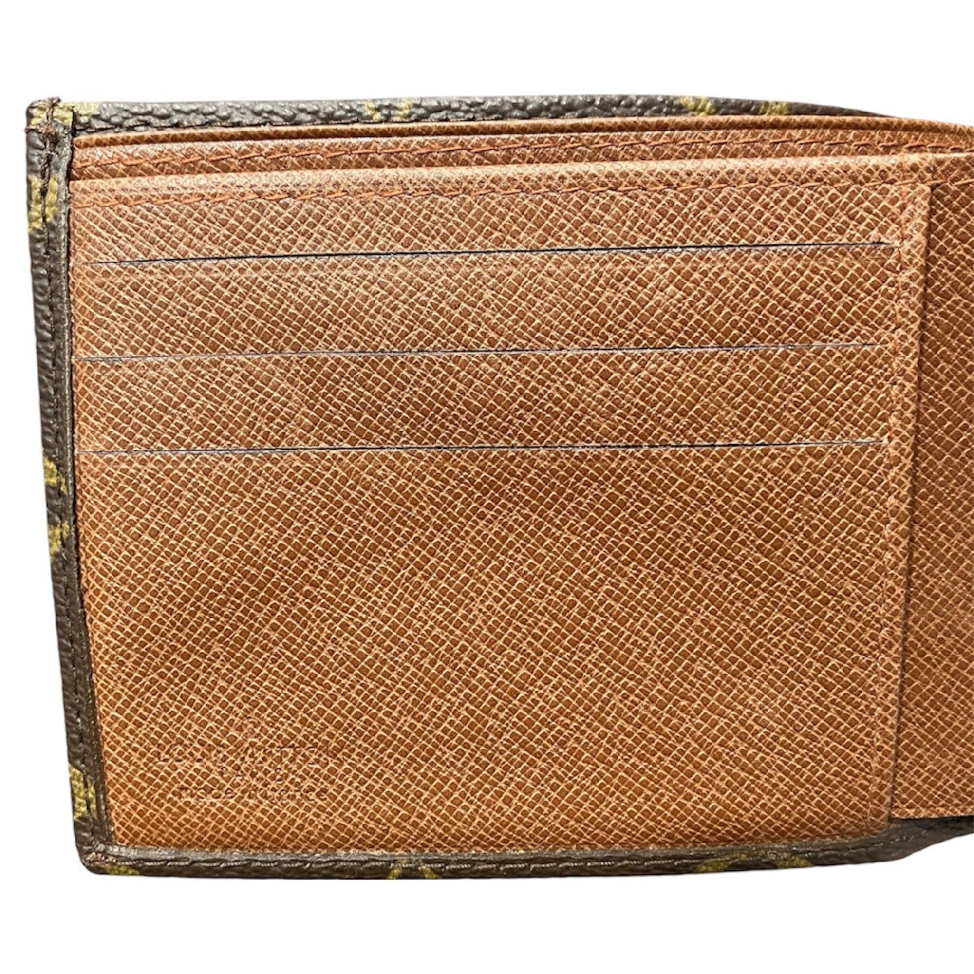 Louis Vuitton Brown Pvc Wallet (Bi-Fold) (Pre-Owned)