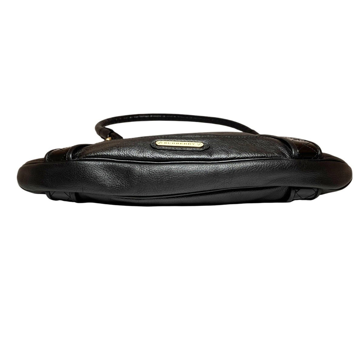 Burberry Black Leather Shoulder Bag (Pre-Owned)