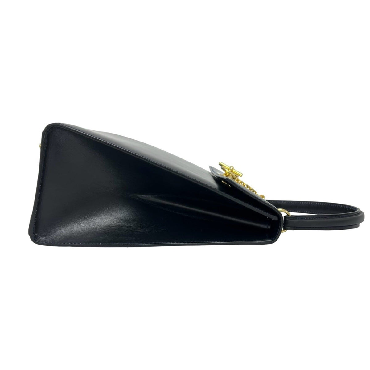 Celine Black Leather Handbag Tote Bag (Pre-Owned)