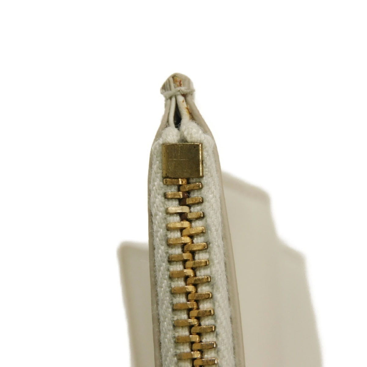 Bottega Veneta Ivory White Leather Wallet (Tri-Fold) (Pre-Owned)