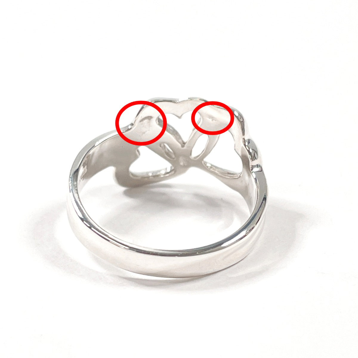 Tiffany Silver Silver 925 Band Ring (Pre-Owned)