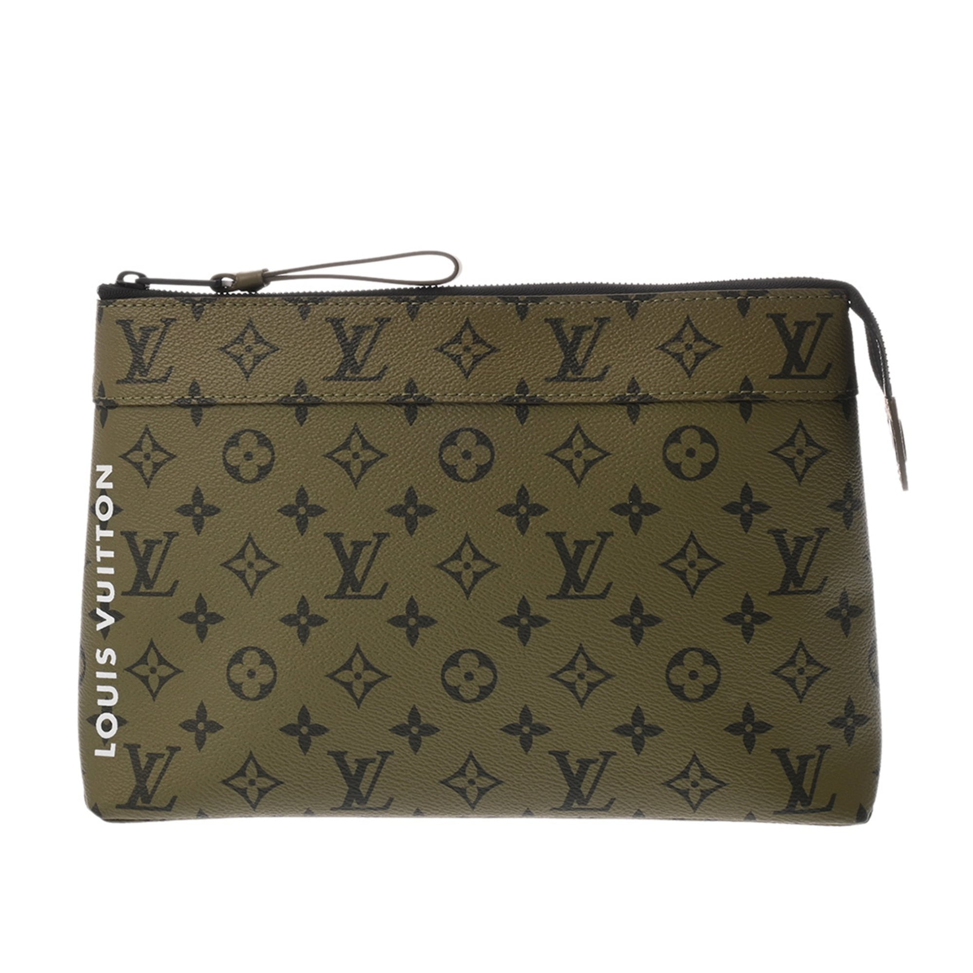 Louis Vuitton Khaki Monogram Handbag (Pre-Owned)