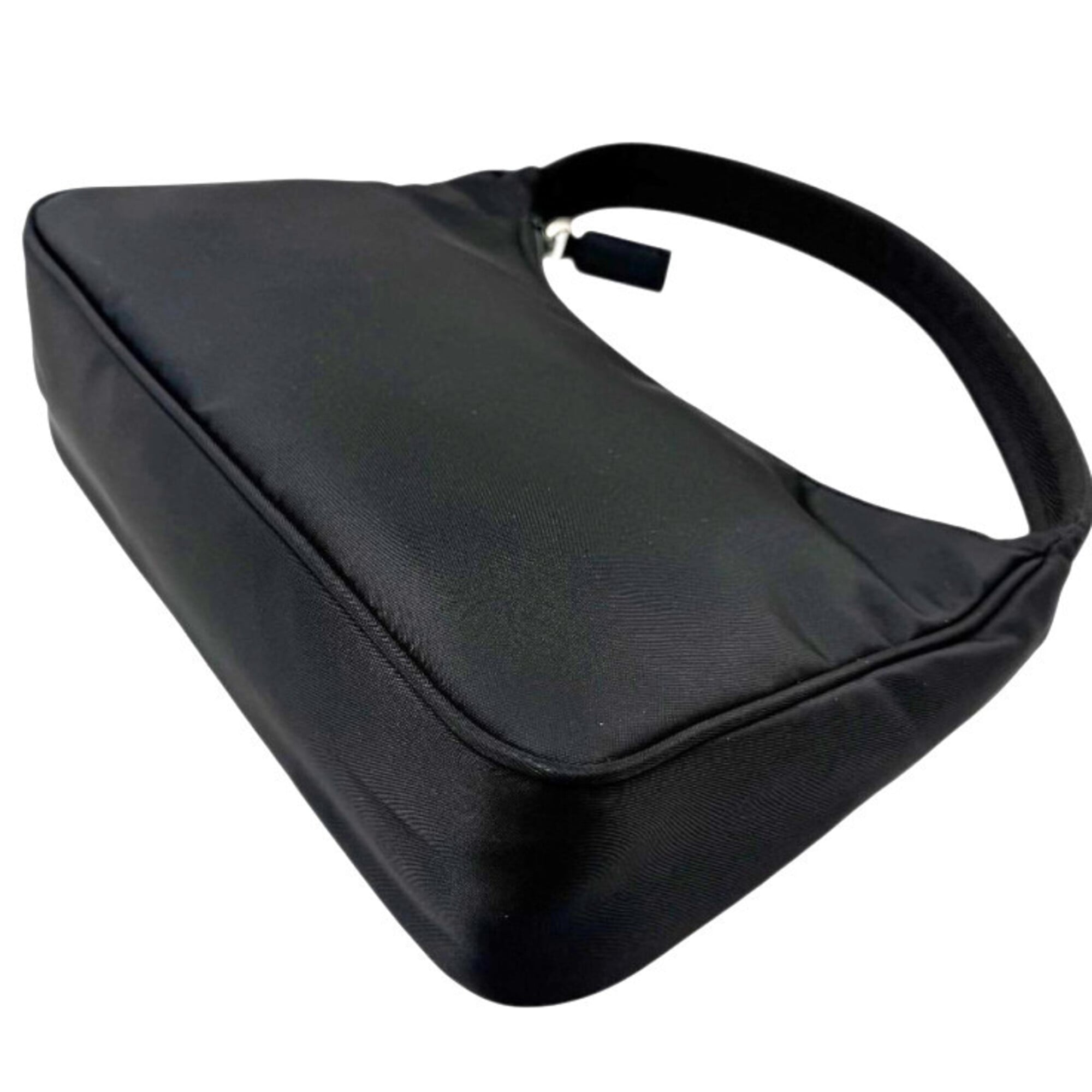Prada Black Nylon Handbag Pouch Shoulder Bag (Pre-Owned)