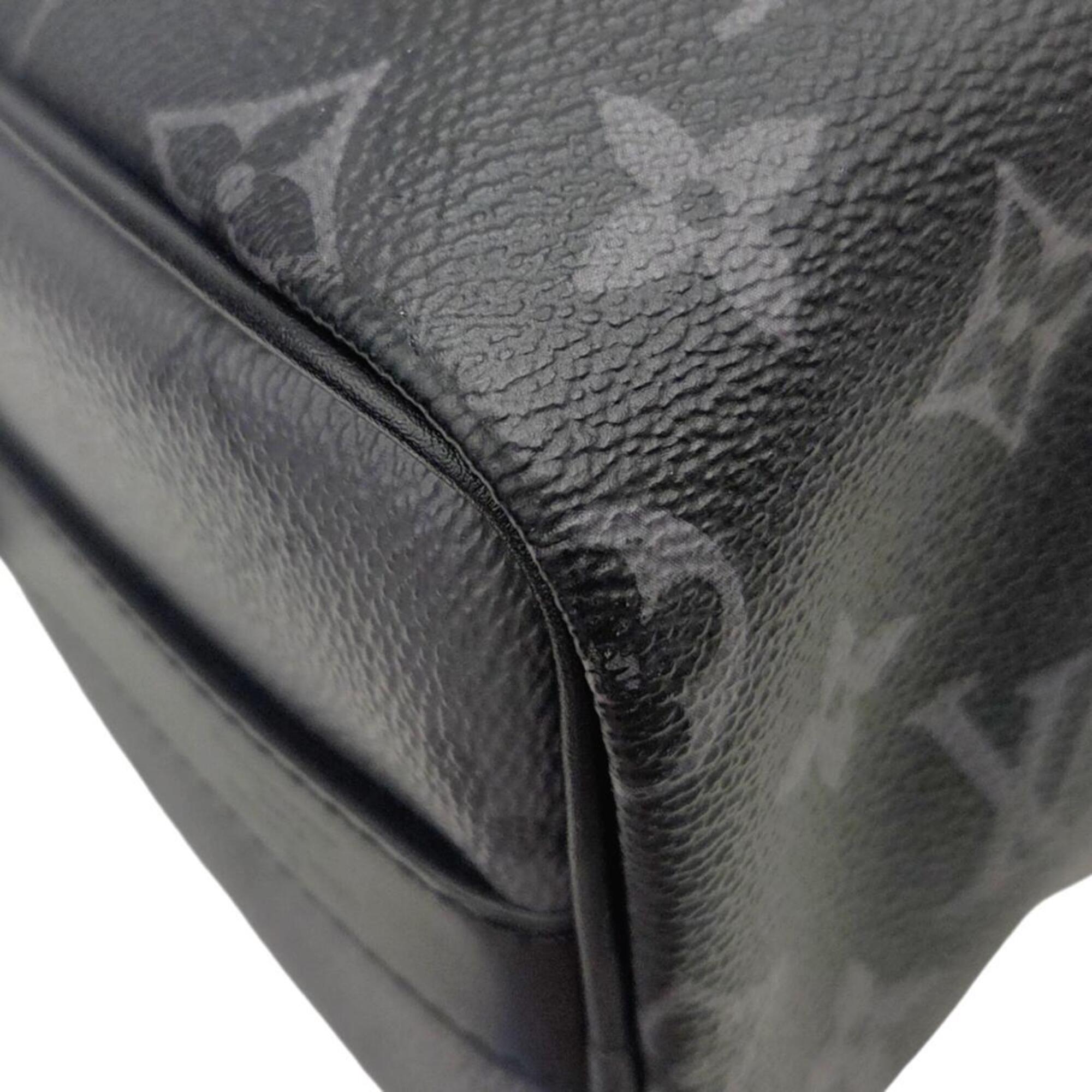 Louis Vuitton Monogram Eclipse Black Gray Monogram Eclipse Monogram Eclipse Boston Bag Shoulder Bag (Pre-Owned)