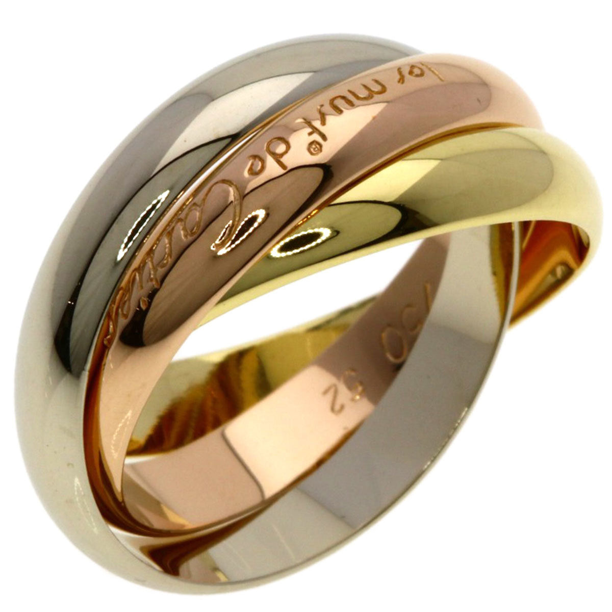 Cartier Yellow Gold (18K) Pink Gold (18K) White Gold (18K) Band Ring (Pre-Owned)