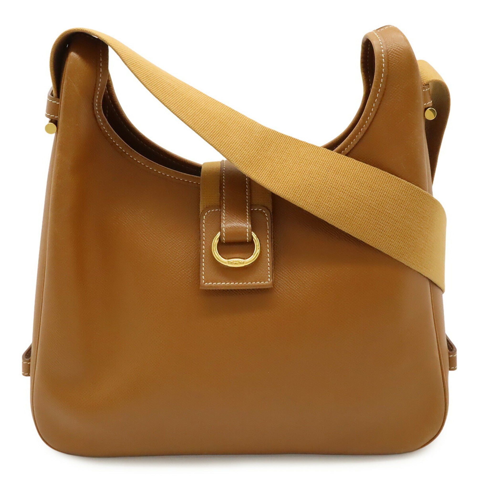 Hermes Sako Brown Courchevel Leather Shoulder Bag (Pre-Owned)