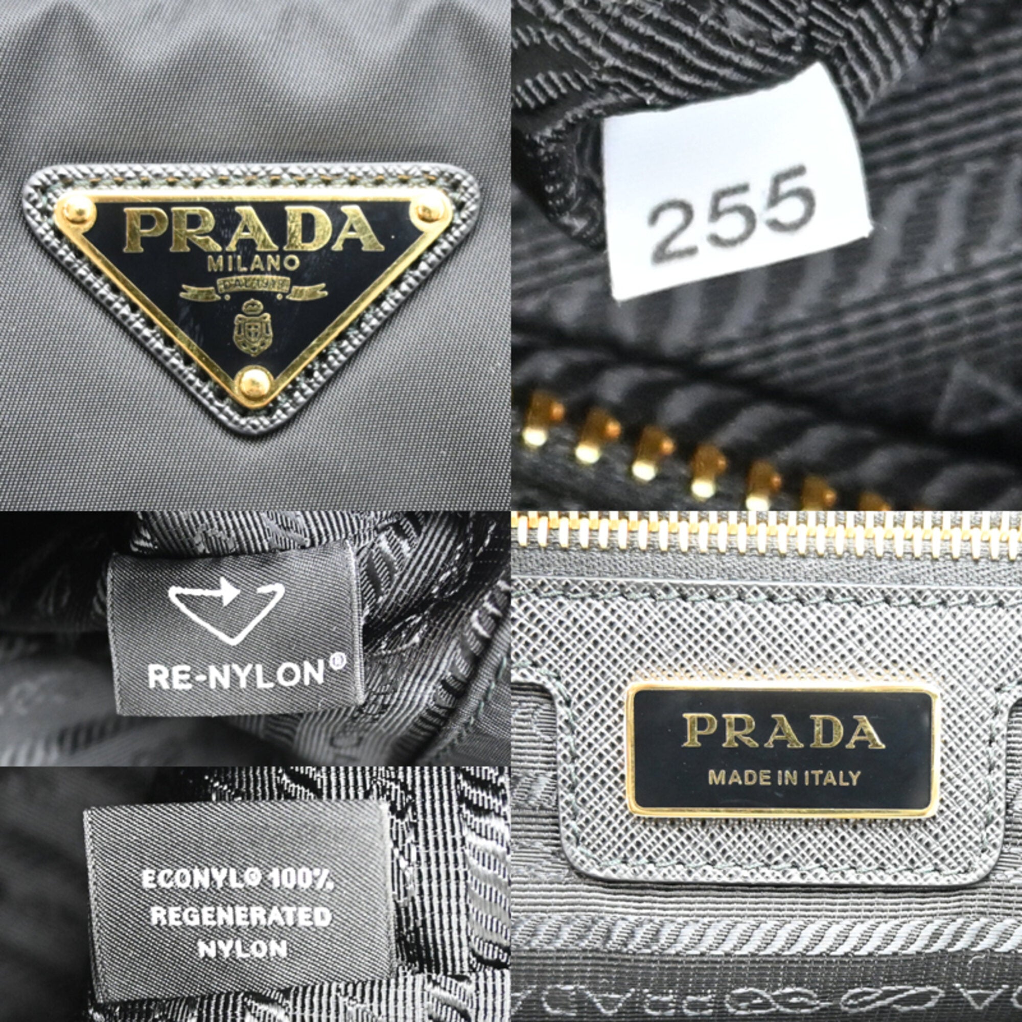 Prada Black Nero Nylon Tote Bag (Pre-Owned)