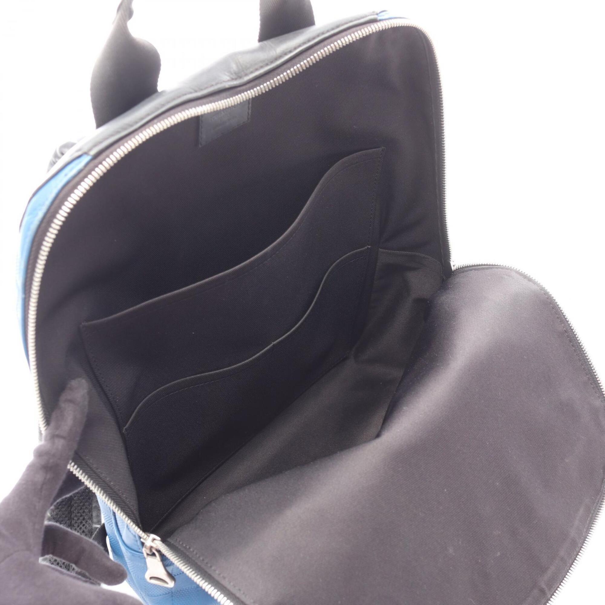 Louis Vuitton Black Blue Infini Damier Infini Backpack (Pre-Owned)