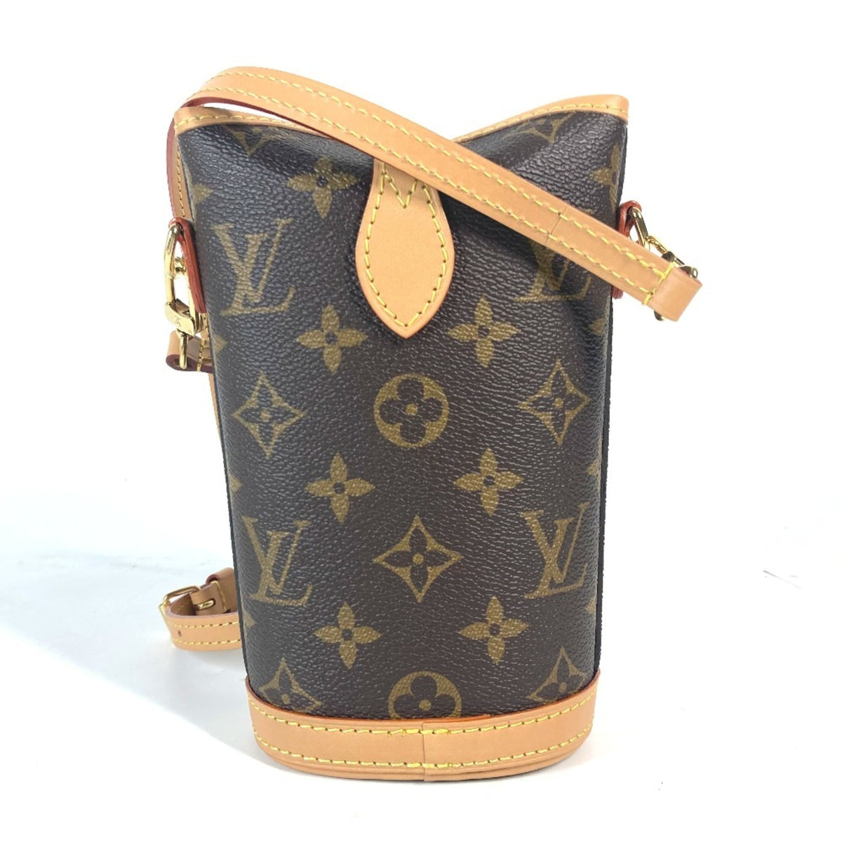 Louis Vuitton Brown Monogram Pochette Shoulder Bag (Pre-Owned)