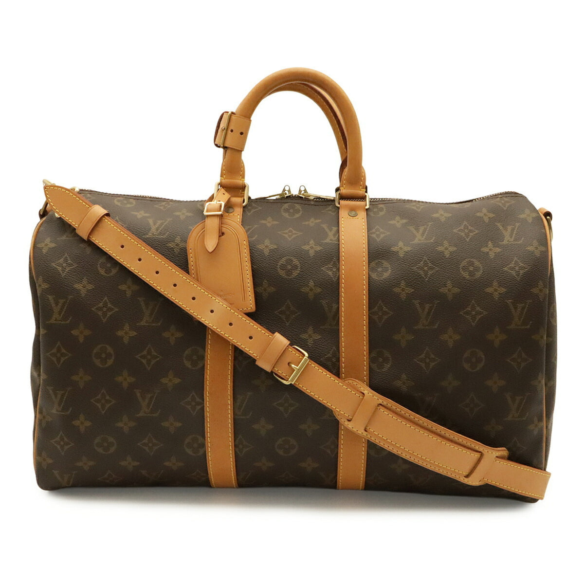 Louis Vuitton Brown Monogram Monogram Boston Bag Handbag Shoulder Bag (Pre-Owned)
