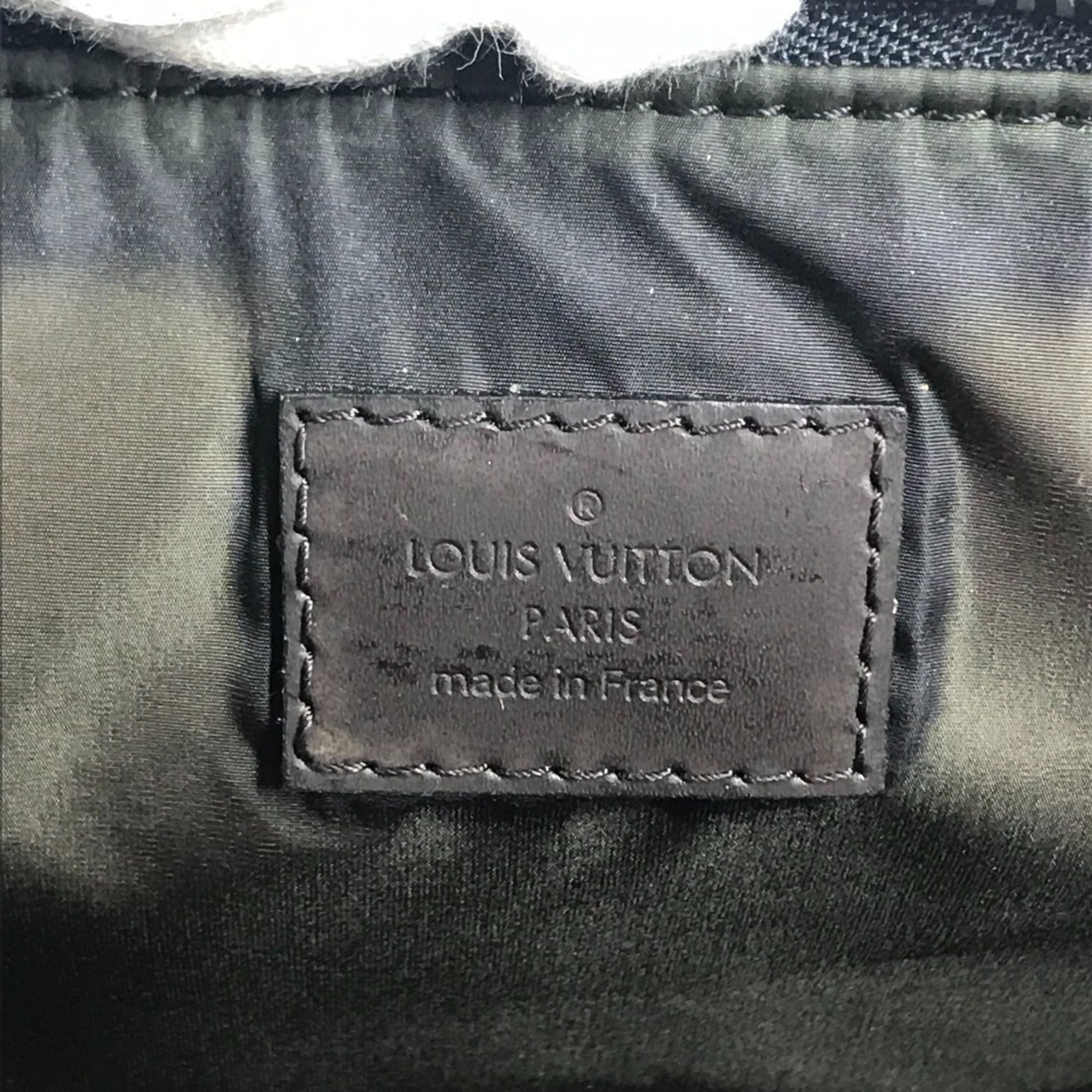 Louis Vuitton Black Damier Geant Clutch Bag Handbag Pouch (Pre-Owned)