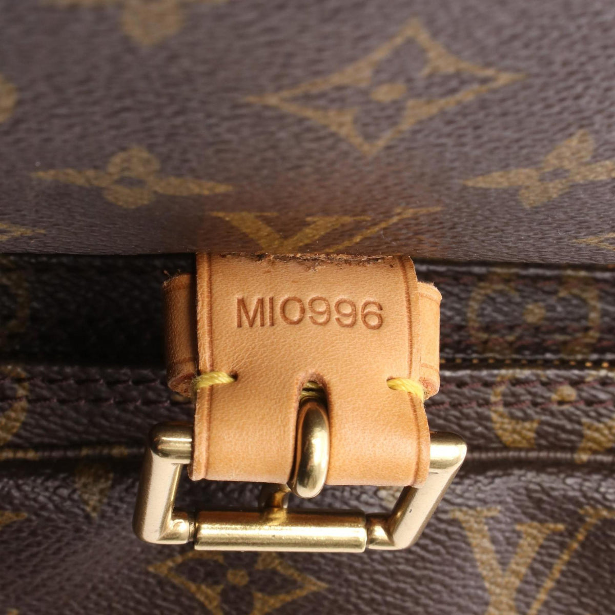 Louis Vuitton Brown Pvc Coated Canvas Monogram Leather Backpack (Pre-Owned)