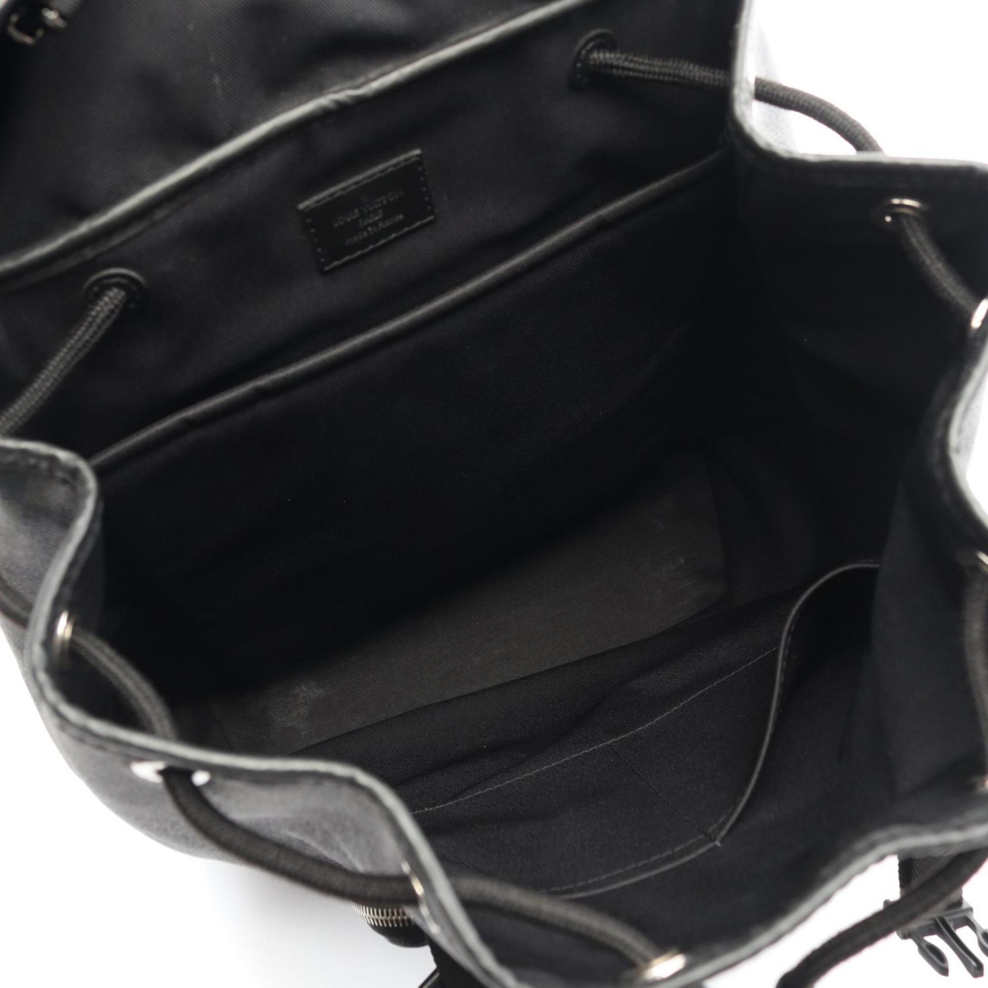 Louis Vuitton Black Damier Graphite Coated Canvas Leather Backpack (Pre-Owned)