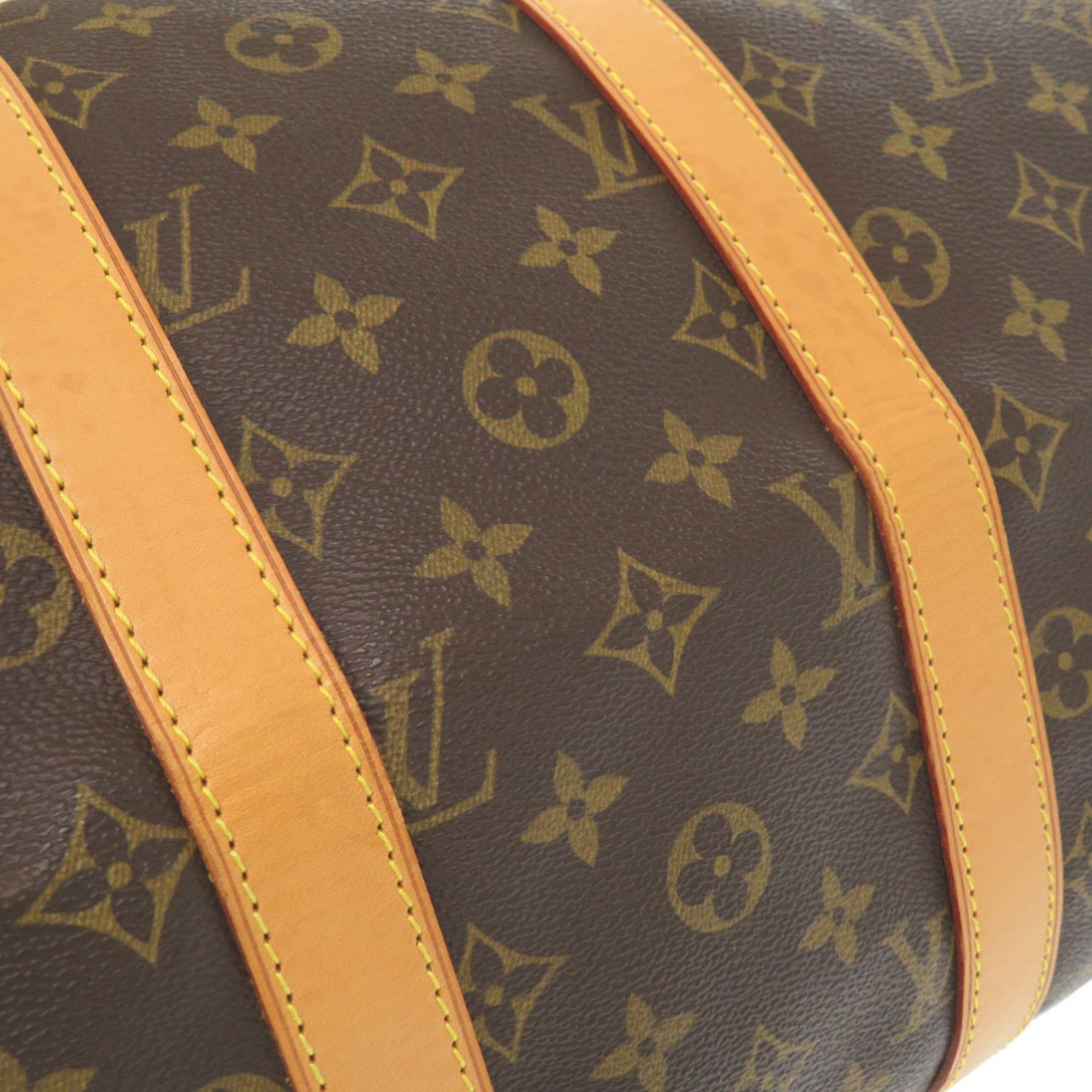 Louis Vuitton Brown Monogram Canvas Boston Bag (Pre-Owned)