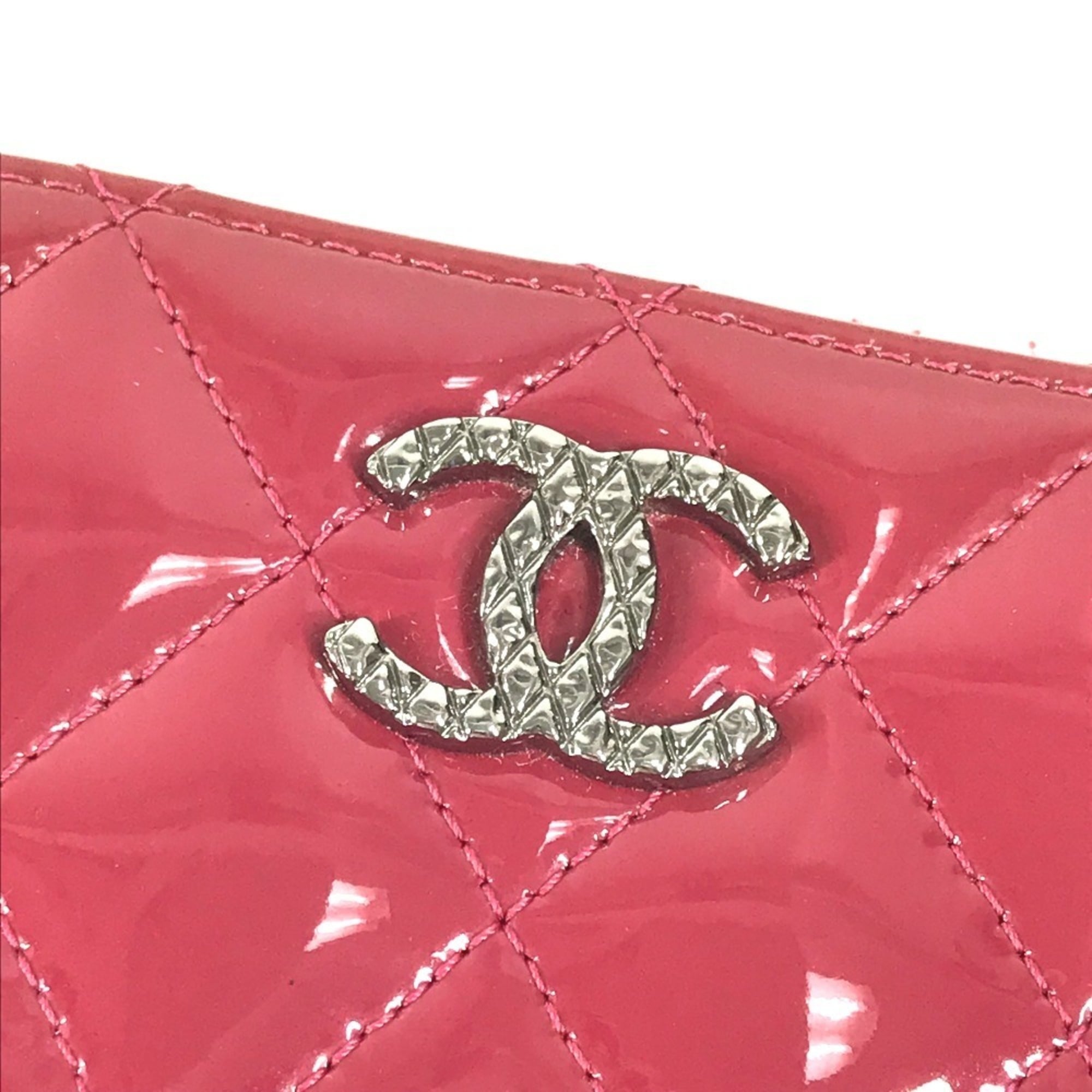 Chanel Pink Quilting Coin Purse/Coin Case (Pre-Owned)
