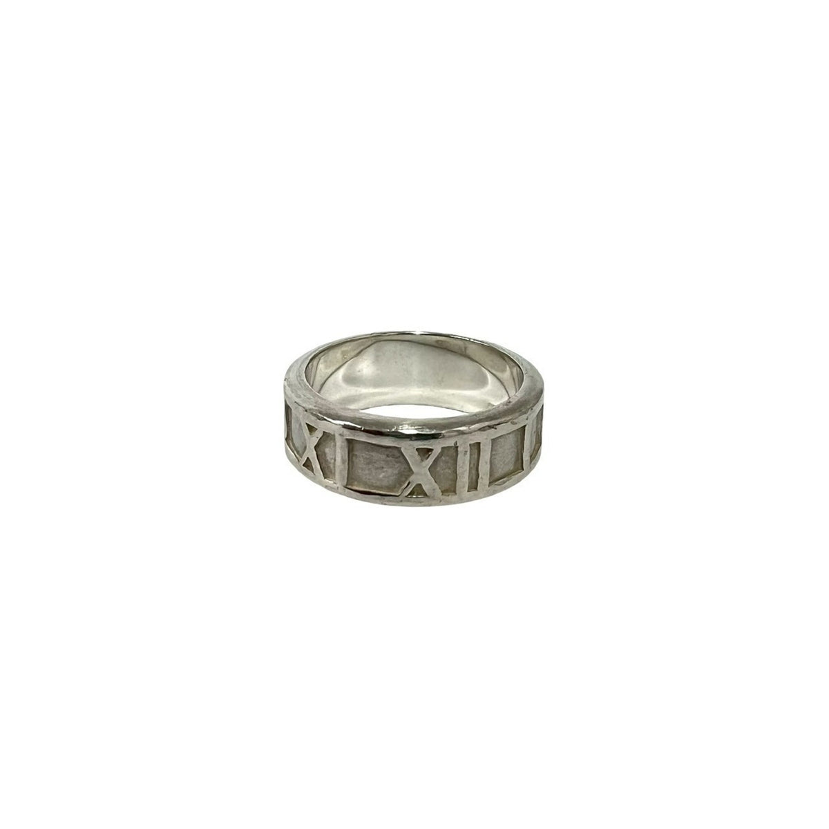 Tiffany Silver Silver 925 Band Ring (Pre-Owned)