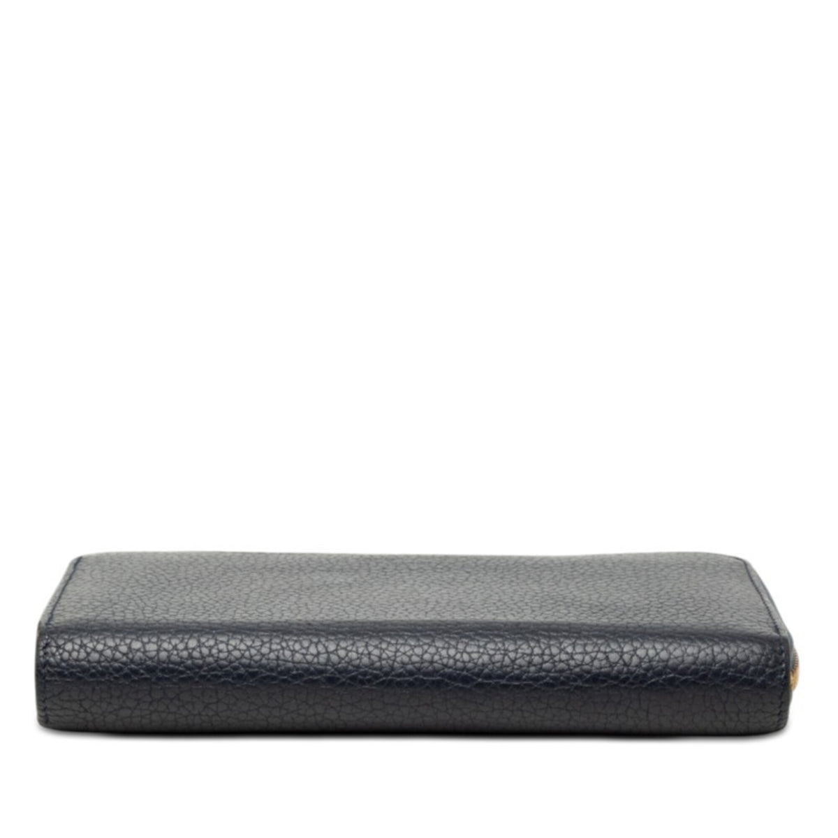 Louis Vuitton Navy Navy Blue Leather Long Wallet (Bi-Fold) (Pre-Owned)