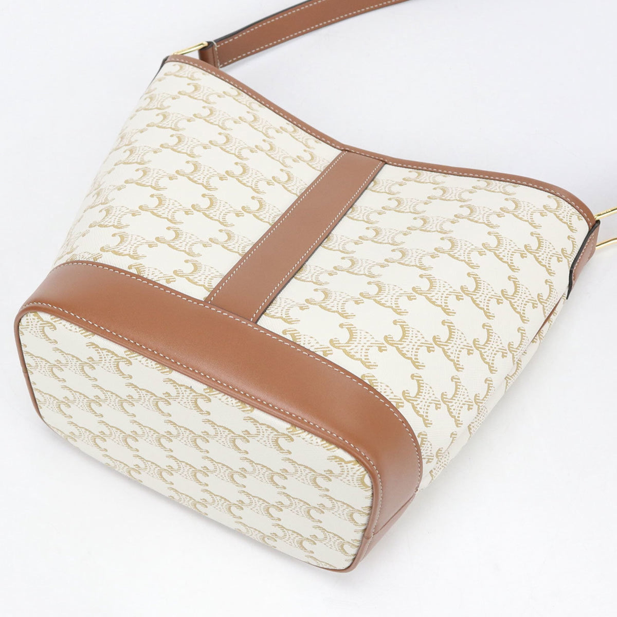 Celine White Pvc Leather Shoulder Bag (Pre-Owned)