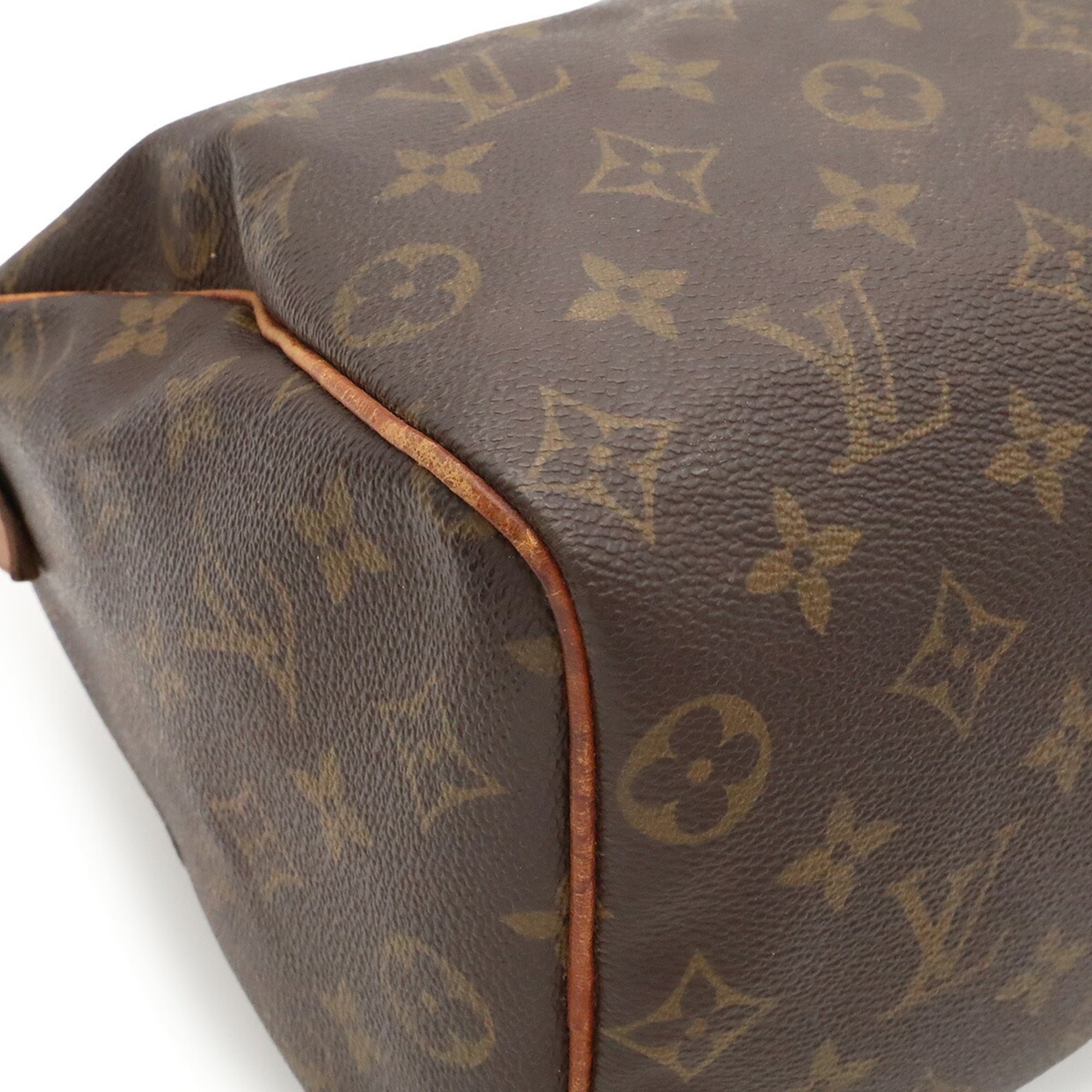 Louis Vuitton Brown Monogram Canvas Handbag (Pre-Owned)