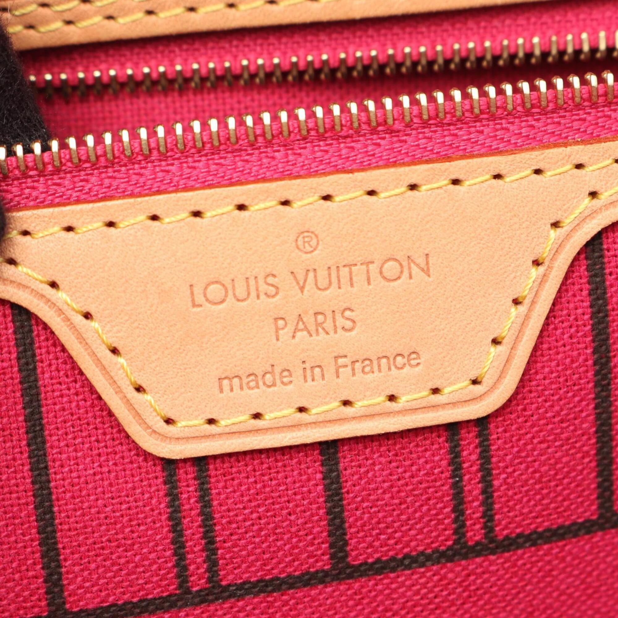 Louis Vuitton Brown Coated Canvas Pvc Monogram Leather Handbag Tote Bag (Pre-Owned)