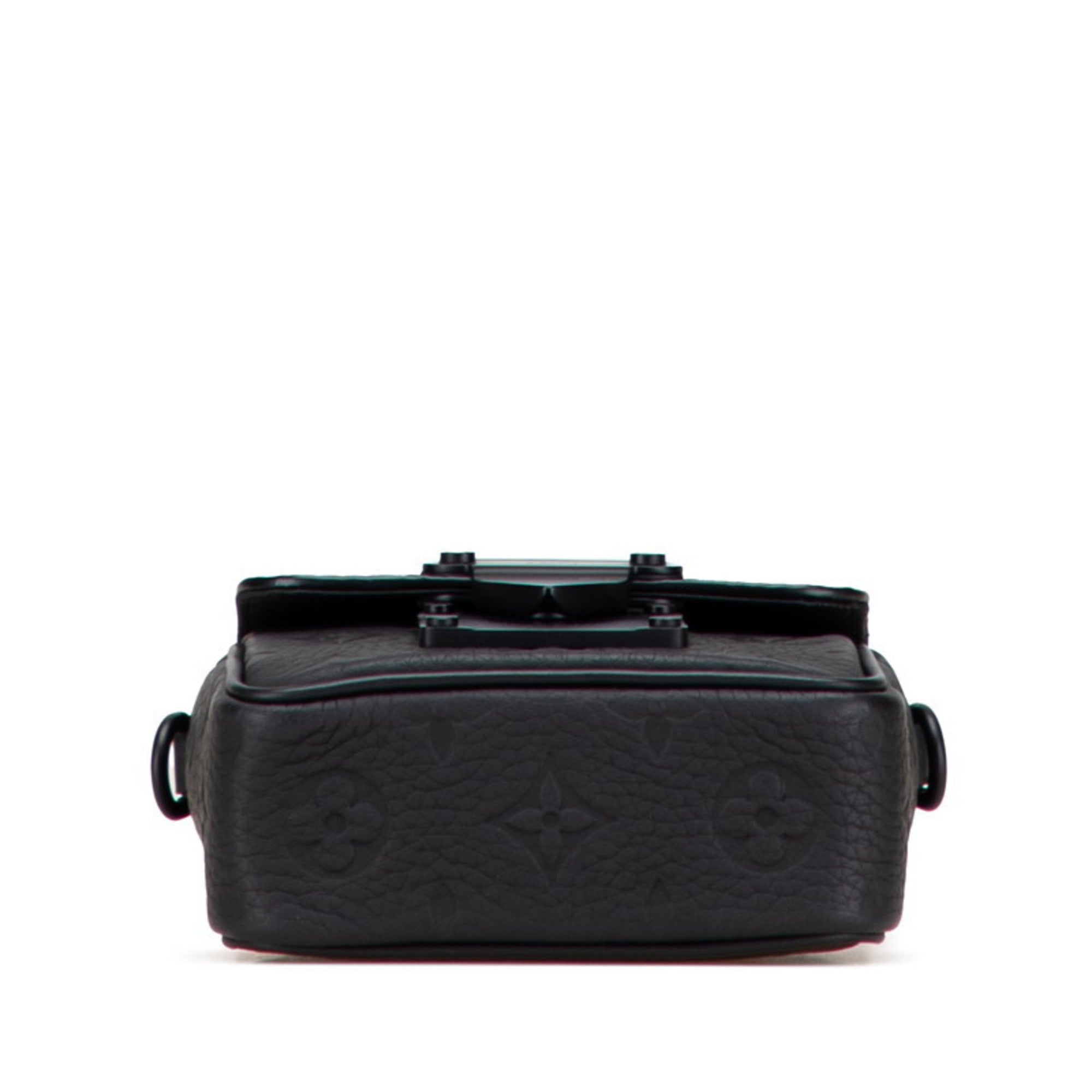 Louis Vuitton Taurillon Black Leather Handbag Shoulder Bag (Pre-Owned)