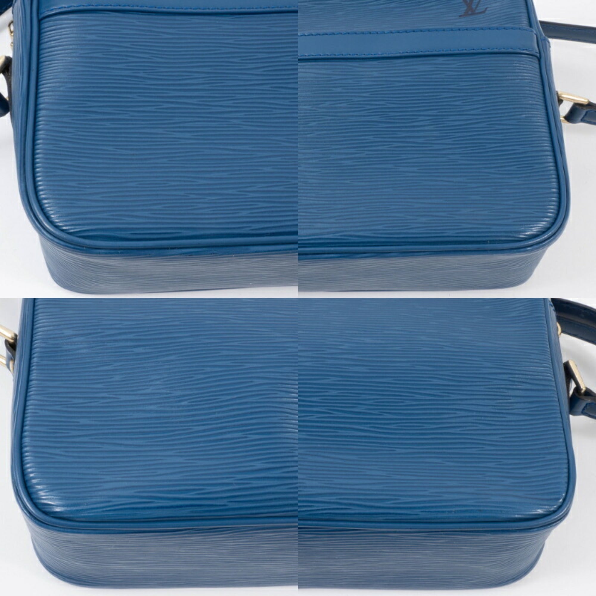Louis Vuitton Epi Blue Toledo Blue Epi Leather Shoulder Bag (Pre-Owned)