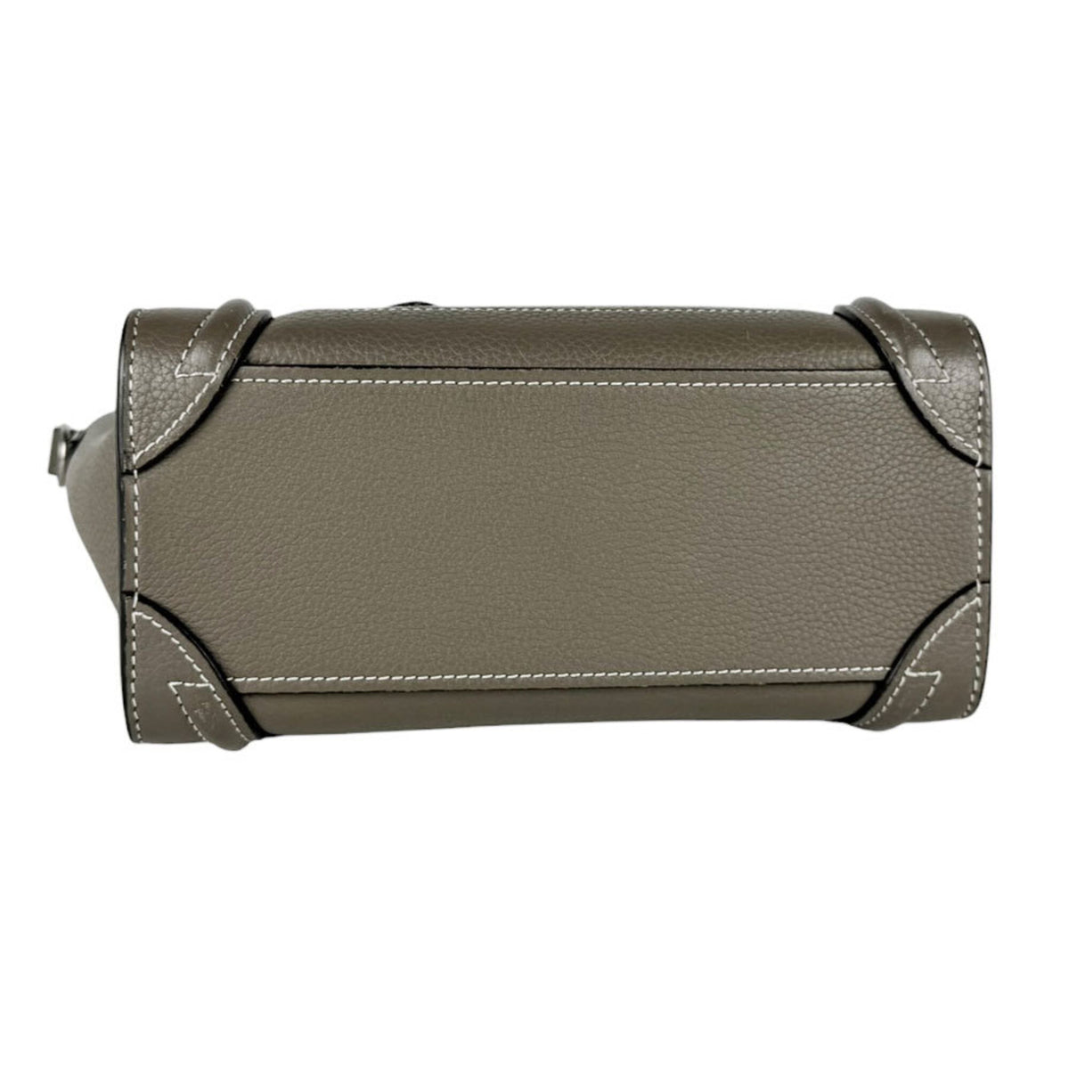 Celine Grayish Leather Handbag Shoulder Bag (Pre-Owned)