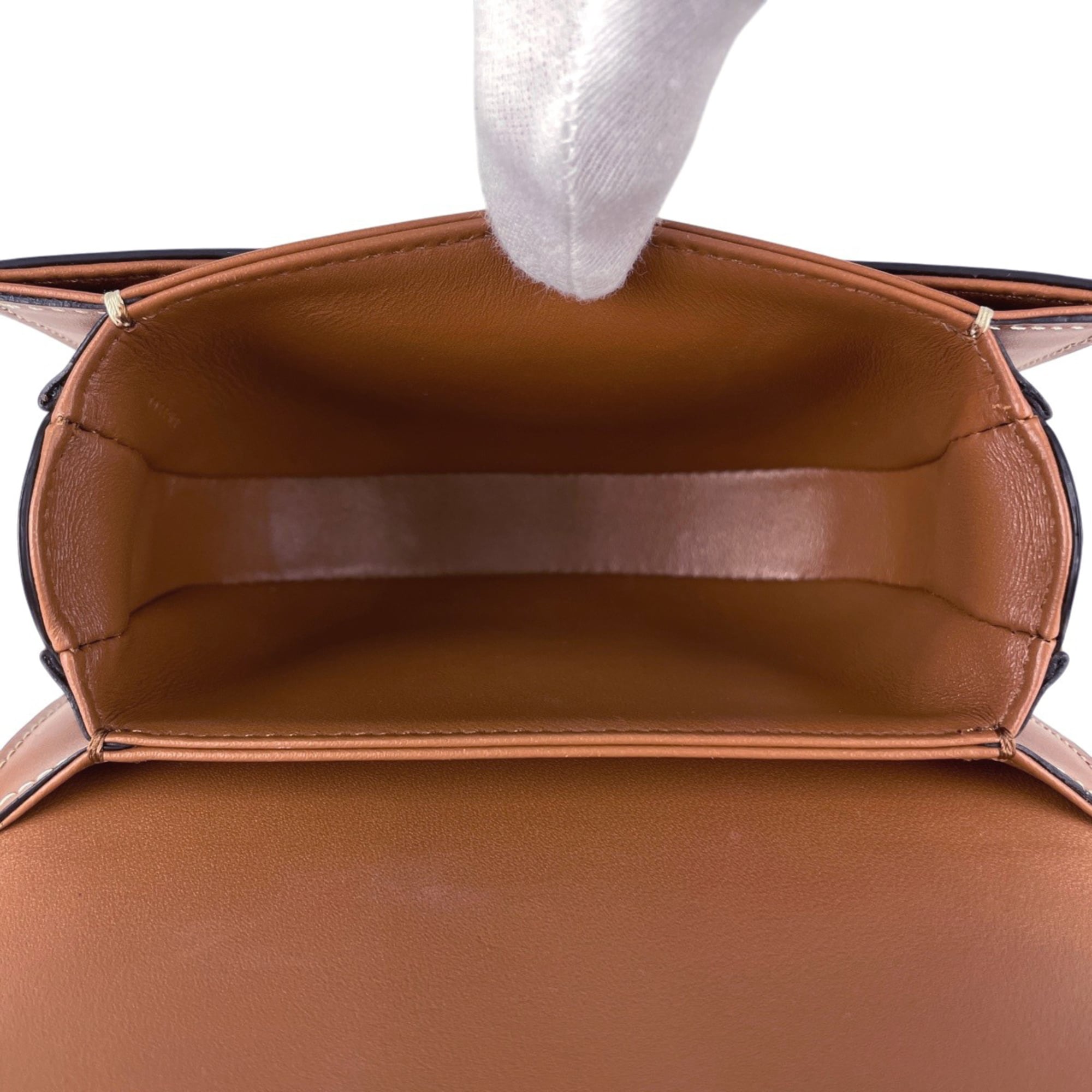 Celine Brown Coated Canvas Leather Handbag Shoulder Bag (Pre-Owned)
