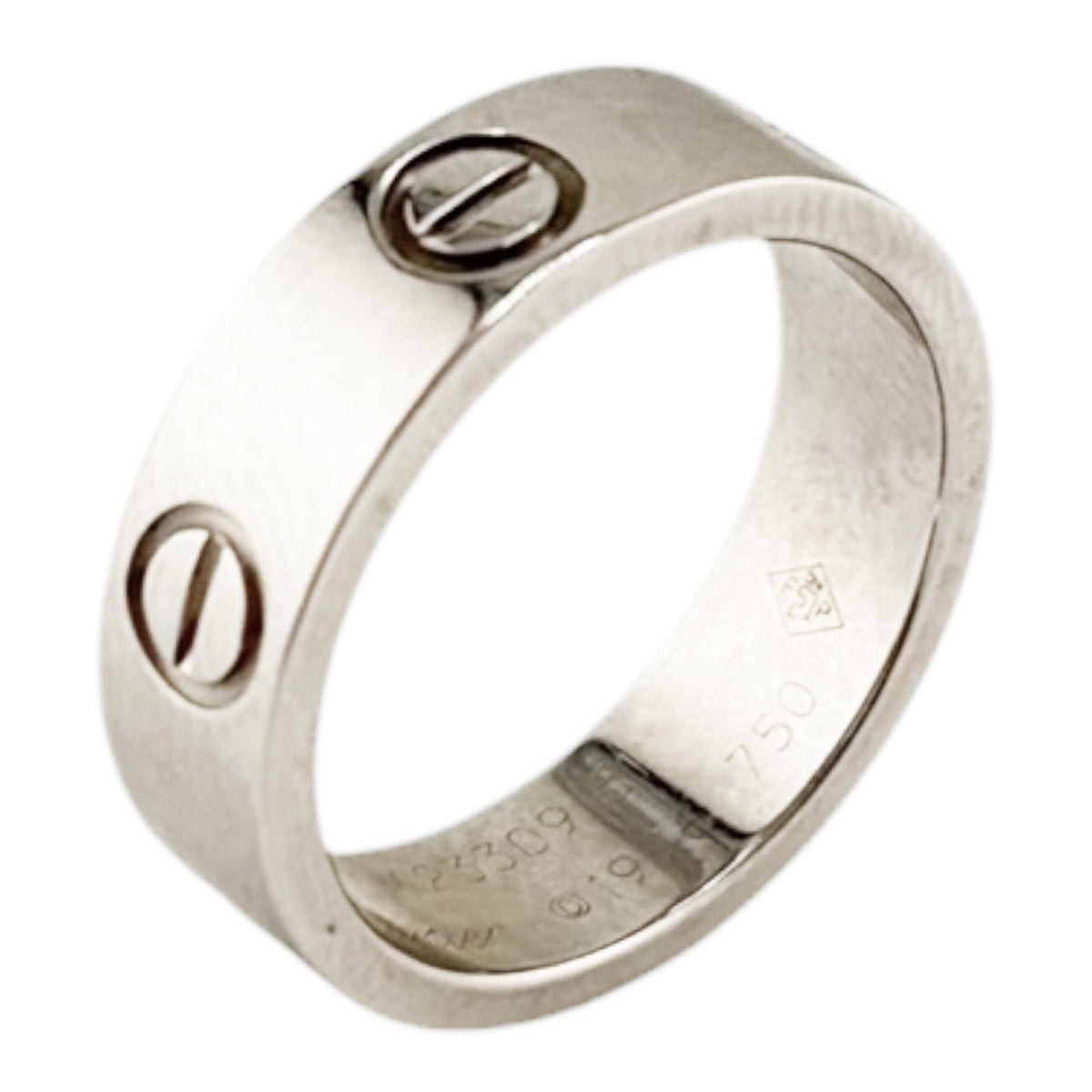 Cartier Silver White Gold (18K) Band Ring (Pre-Owned)