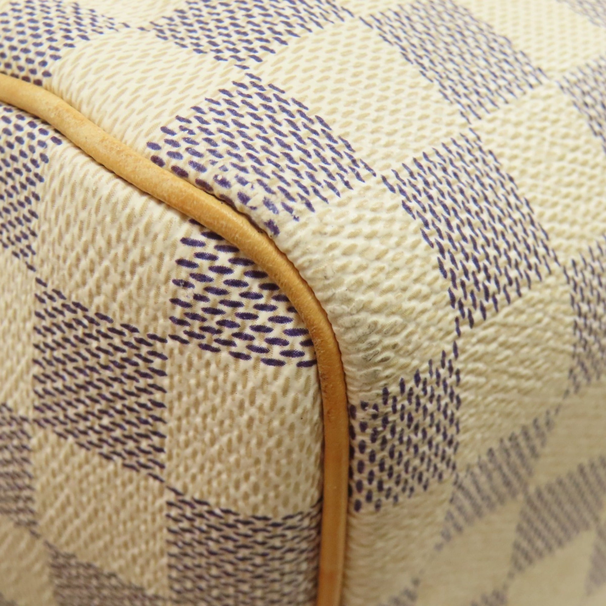 Louis Vuitton Damier Azur Damier Canvas Handbag (Pre-Owned)