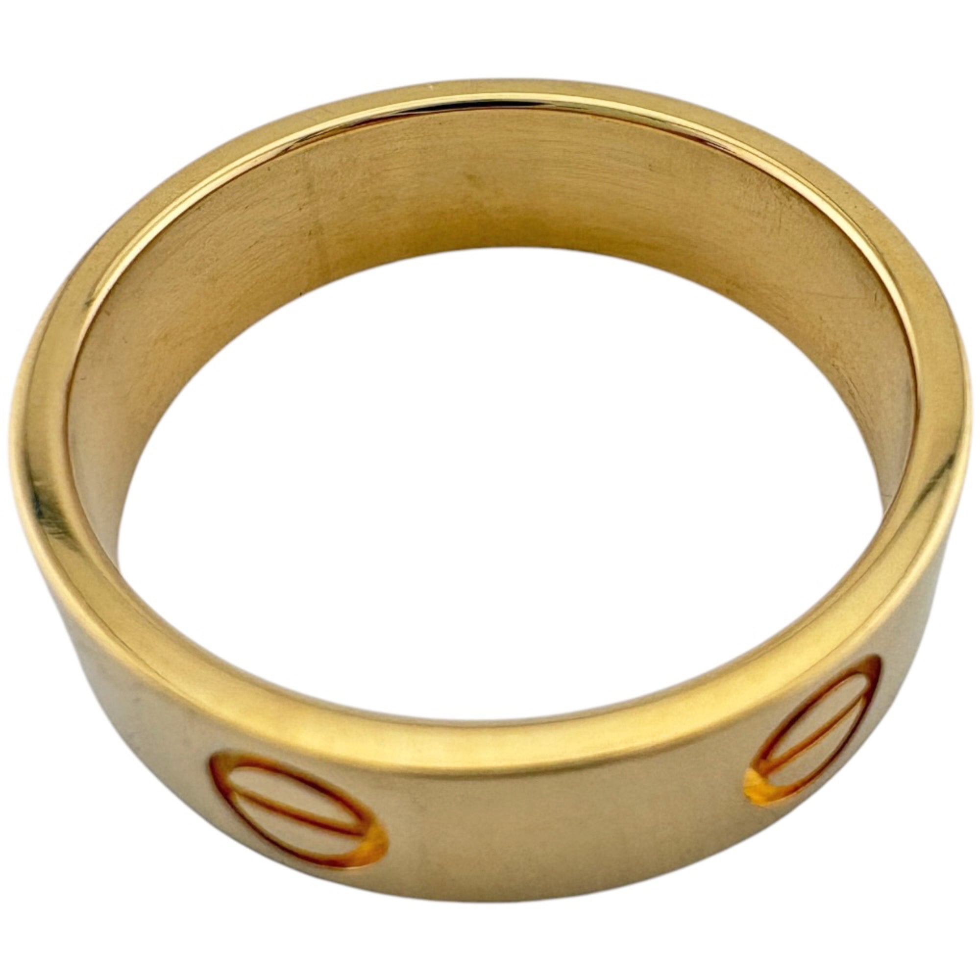 Cartier Yellow Yellow Gold (18K) Band Ring (Pre-Owned)