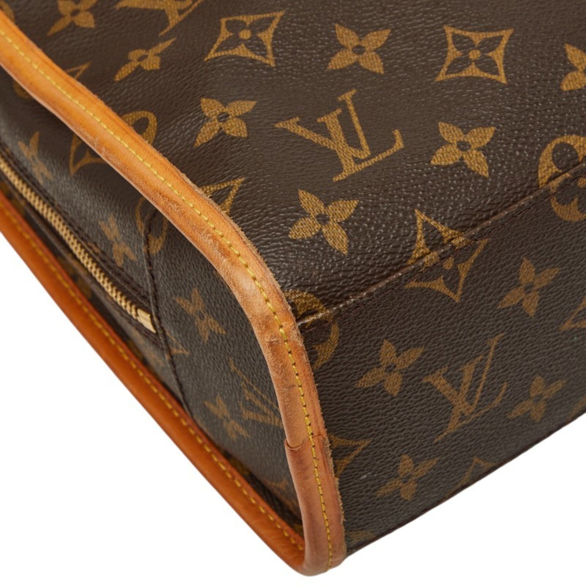 Louis Vuitton Brown Monogram Pvc Leather Briefcase (Pre-Owned)