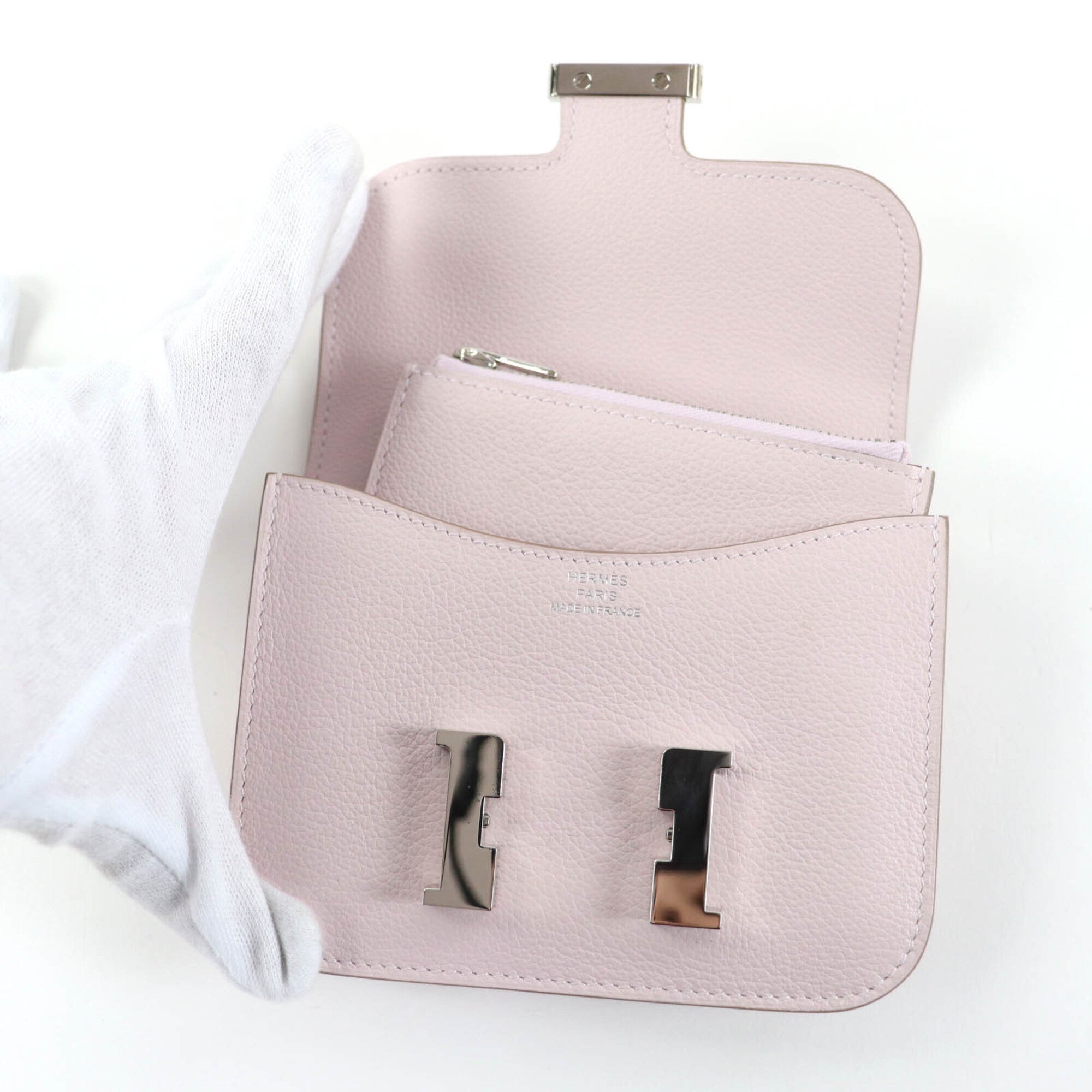 Hermes Constance Silver Fanny Pack (Pre-Owned)