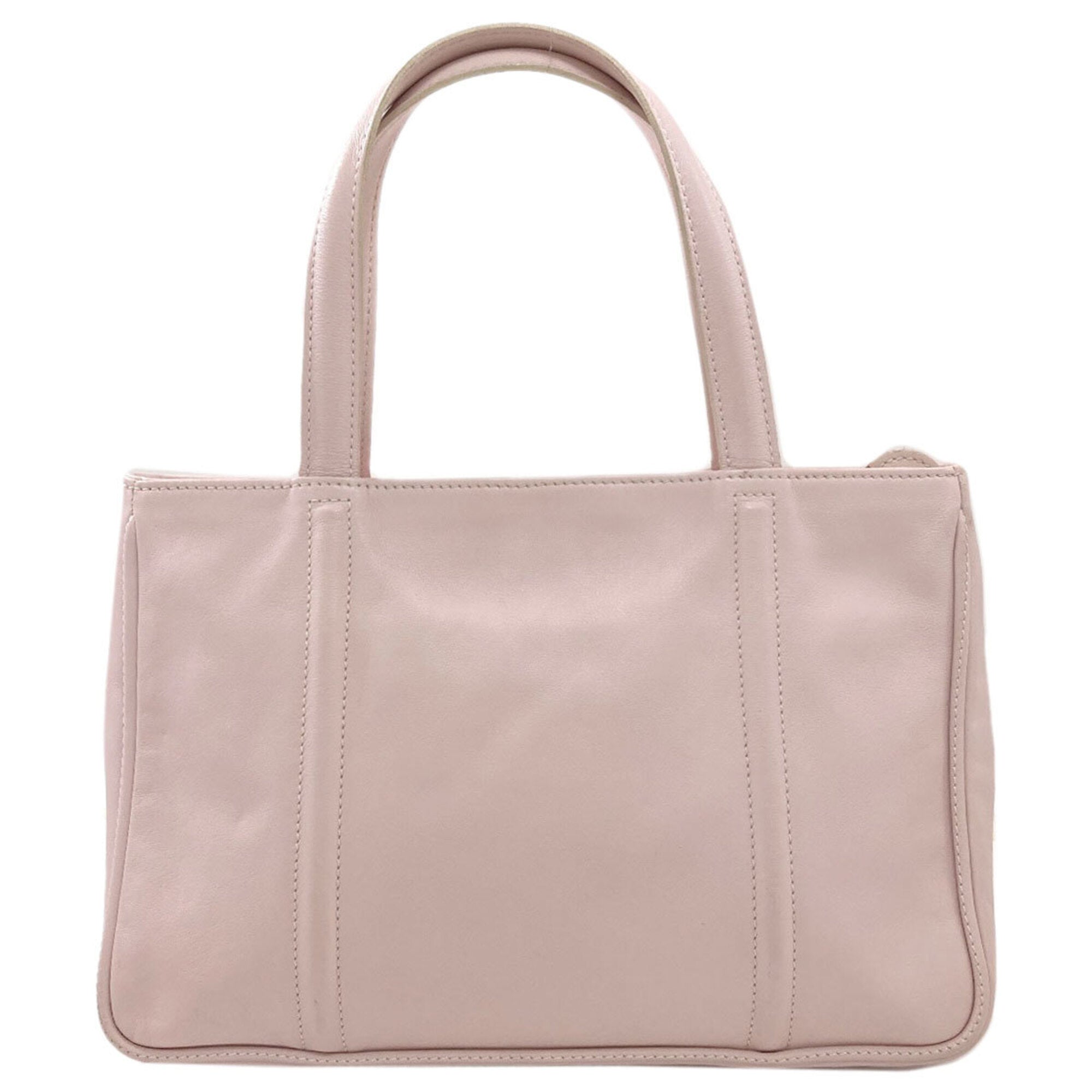 Longchamp Pink Leather Handbag (Pre-Owned)