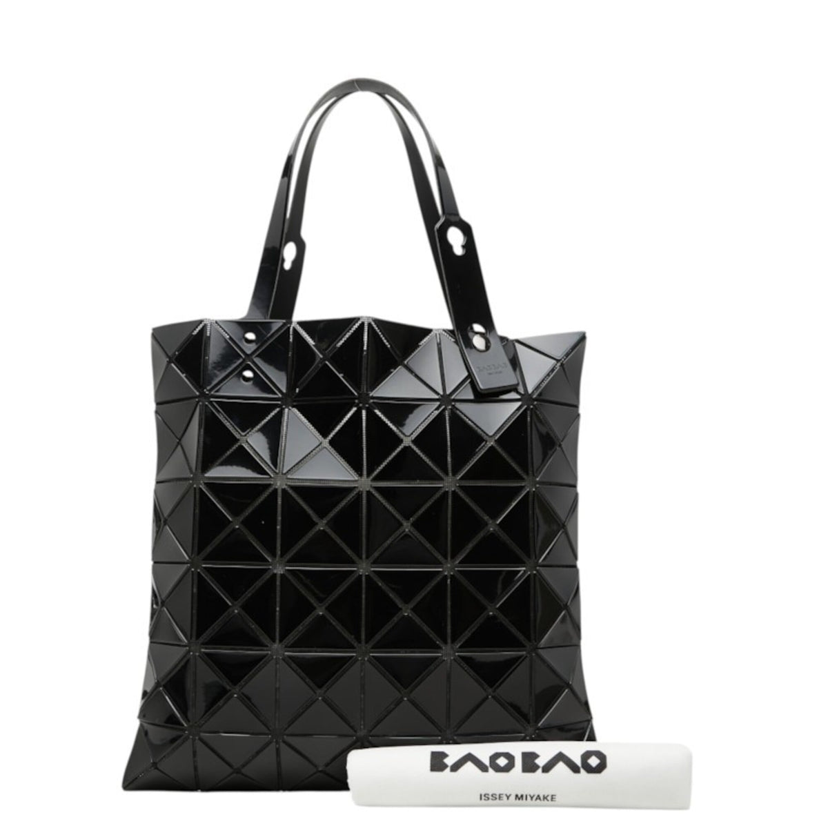 Issey Miyake Black Pvc Shoulder Bag Tote Bag (Pre-Owned)
