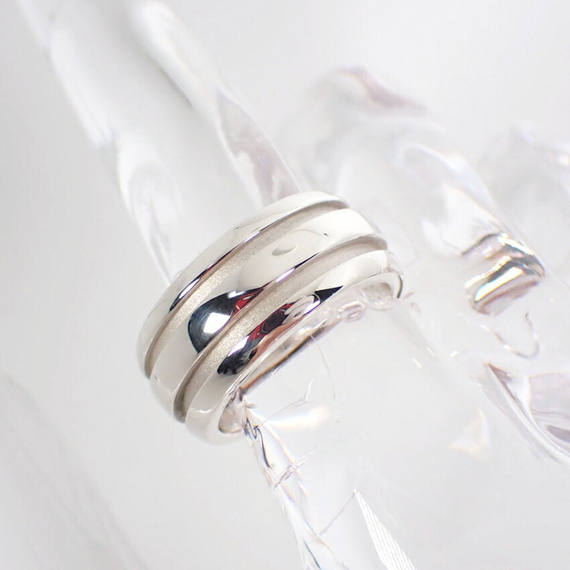 Tiffany Silver Silver Band Ring (Pre-Owned)