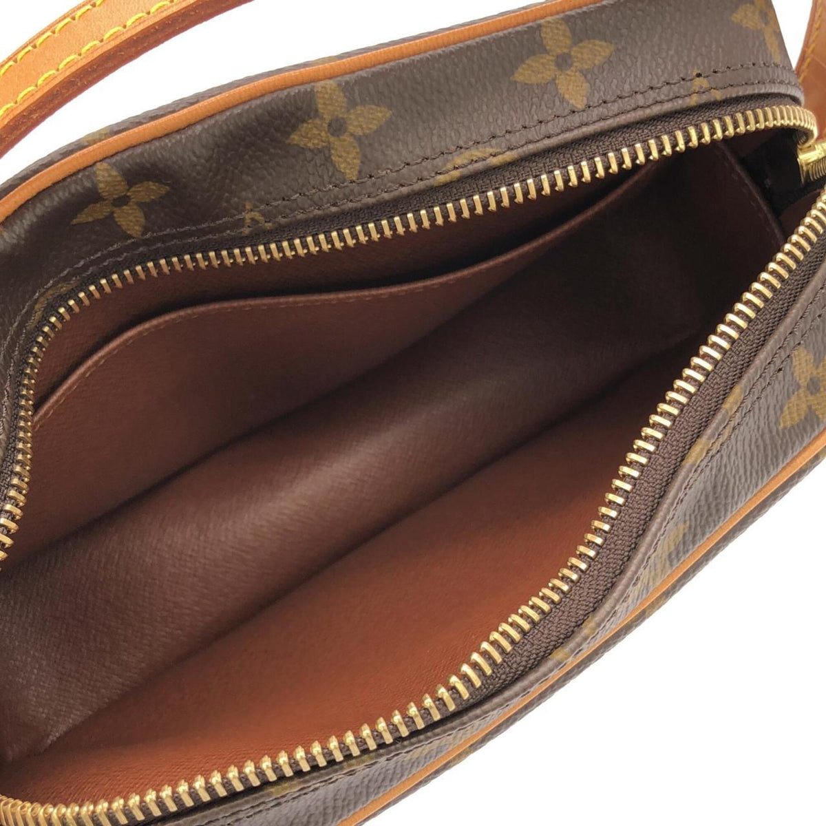 Louis Vuitton Brown Coated Canvas Pochette Shoulder Bag (Pre-Owned)