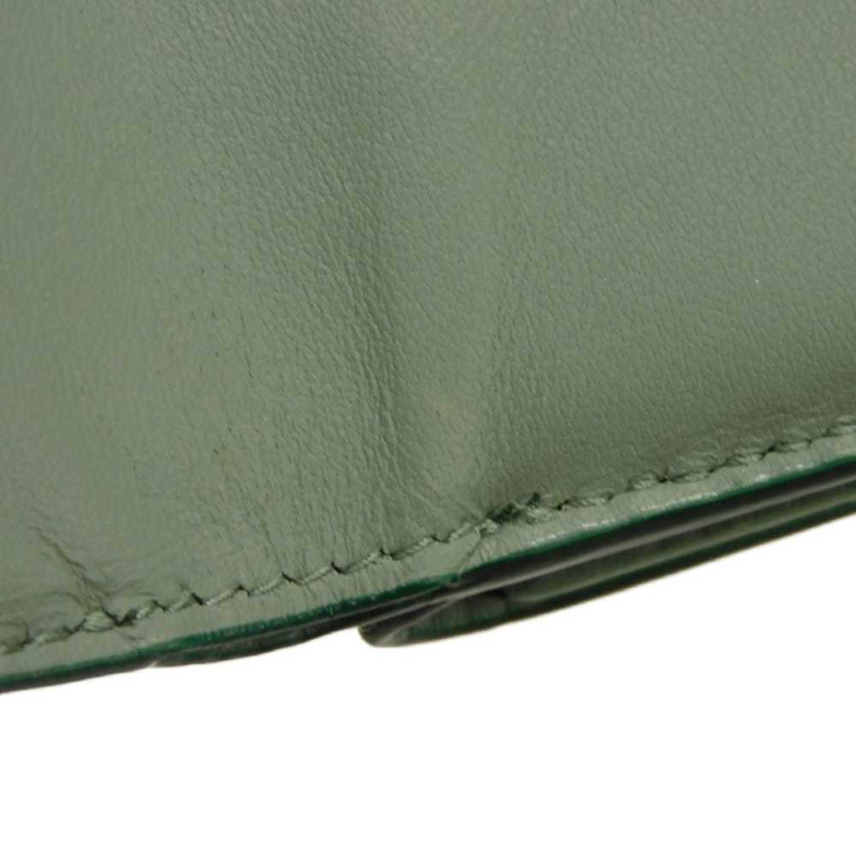 Bottega Veneta Green Intrecciato Wallet (Tri-Fold) (Pre-Owned)
