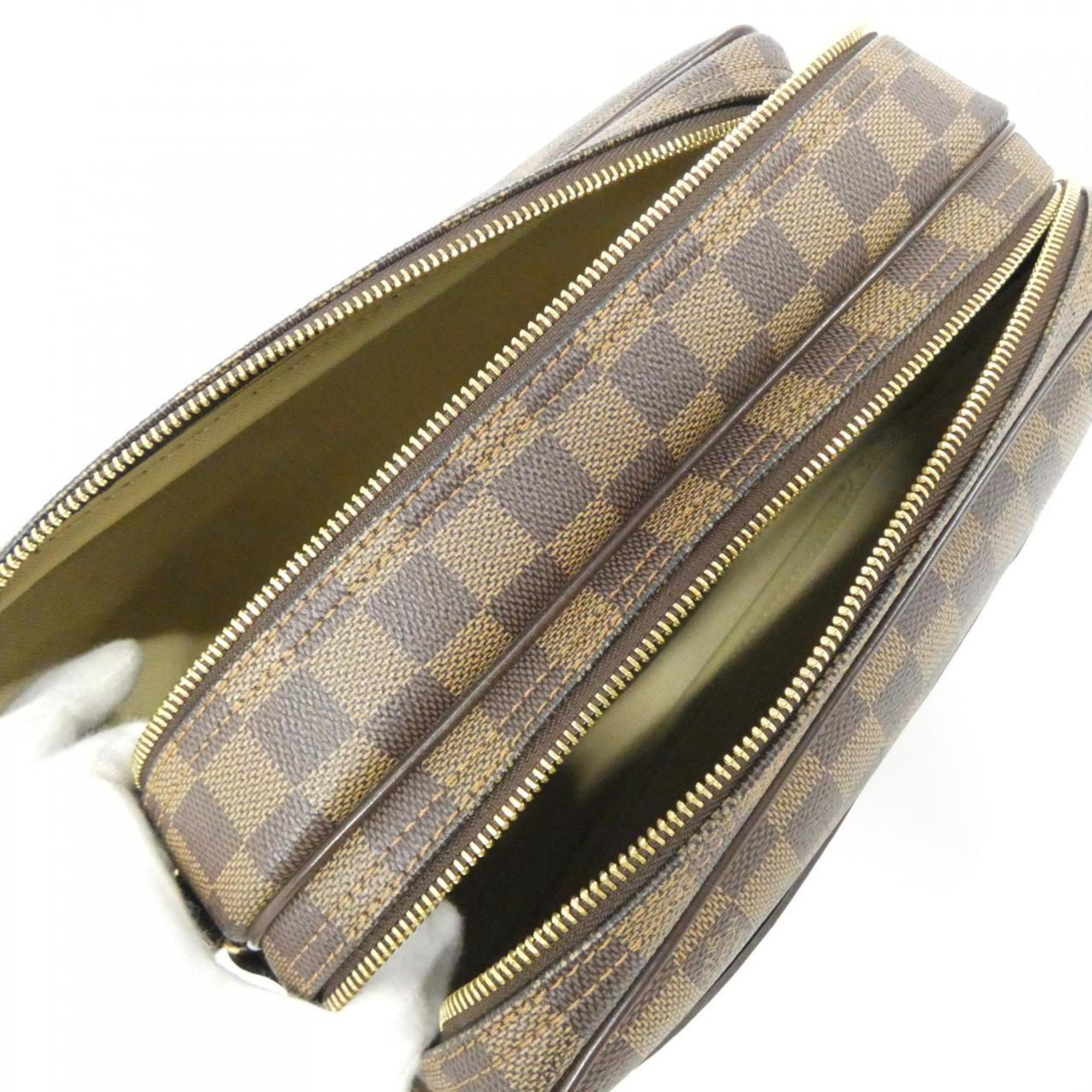 Louis Vuitton Brown Coated Canvas Shoulder Bag (Pre-Owned)