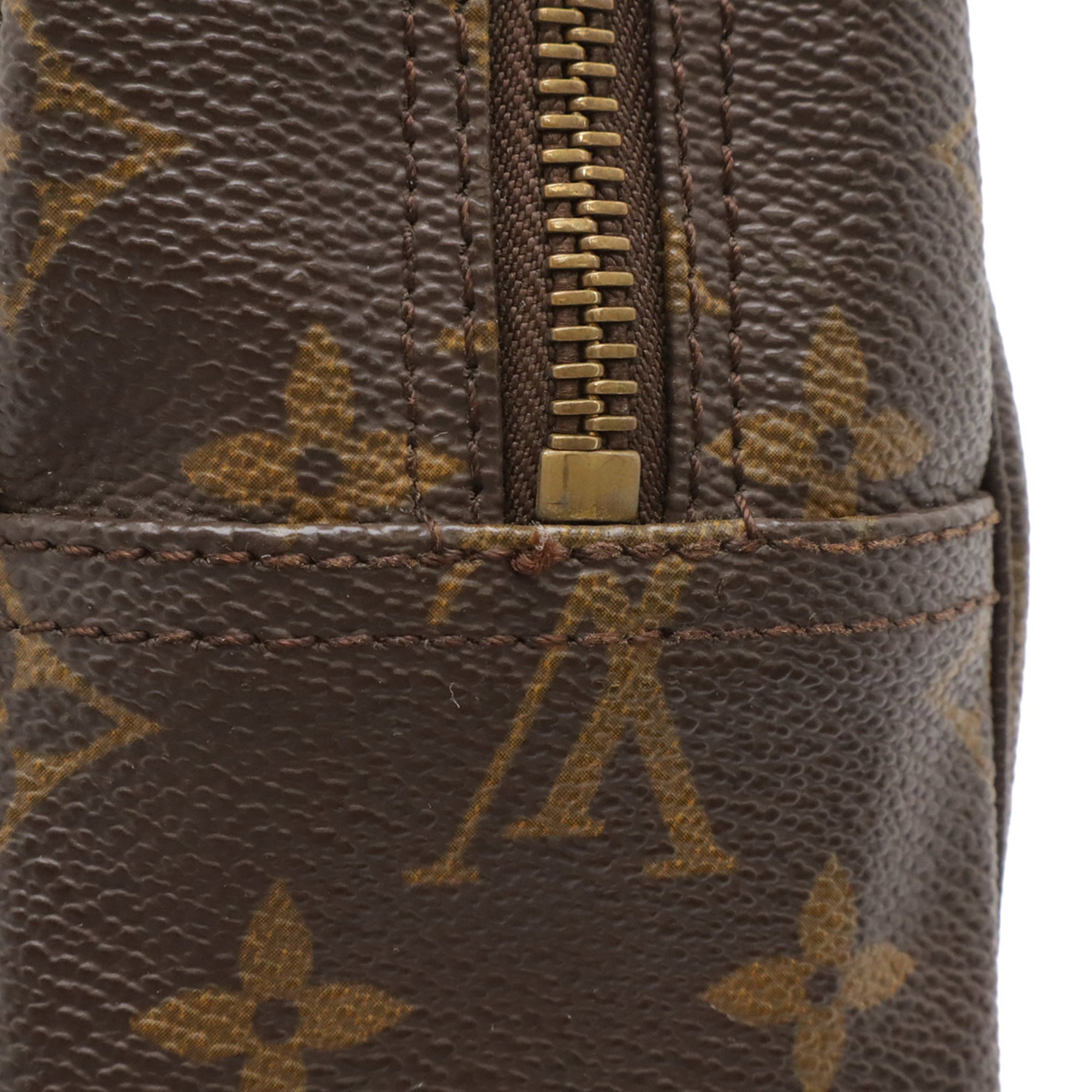 Louis Vuitton Brown Monogram Clutch Bag Pouch (Pre-Owned)