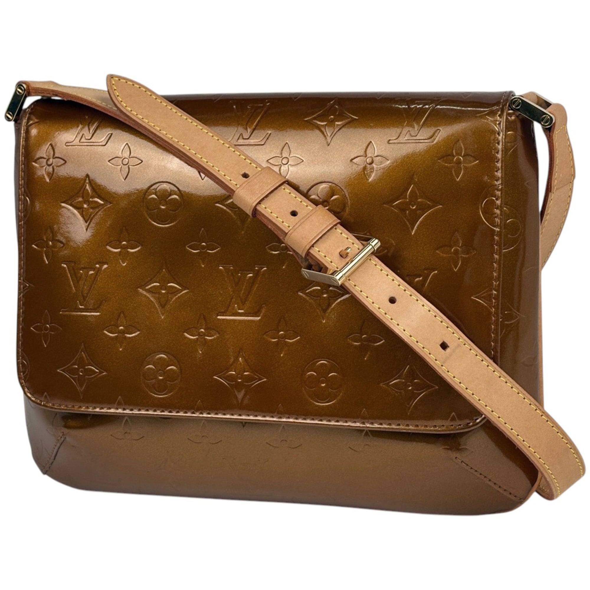 Louis Vuitton Bronze Monogram Vernis Shoulder Bag (Pre-Owned)