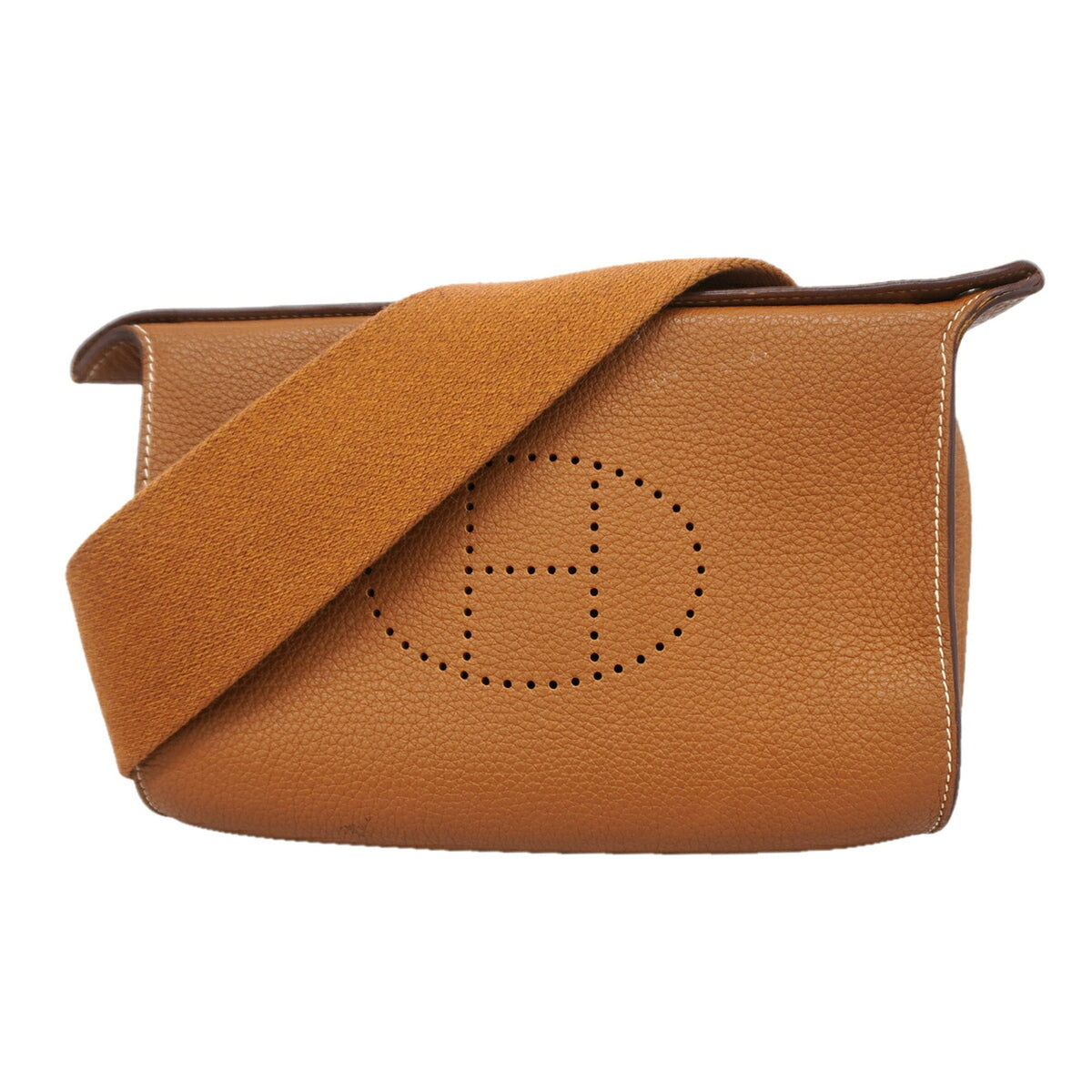 Hermes Gold Togo Leather Shoulder Bag (Pre-Owned)