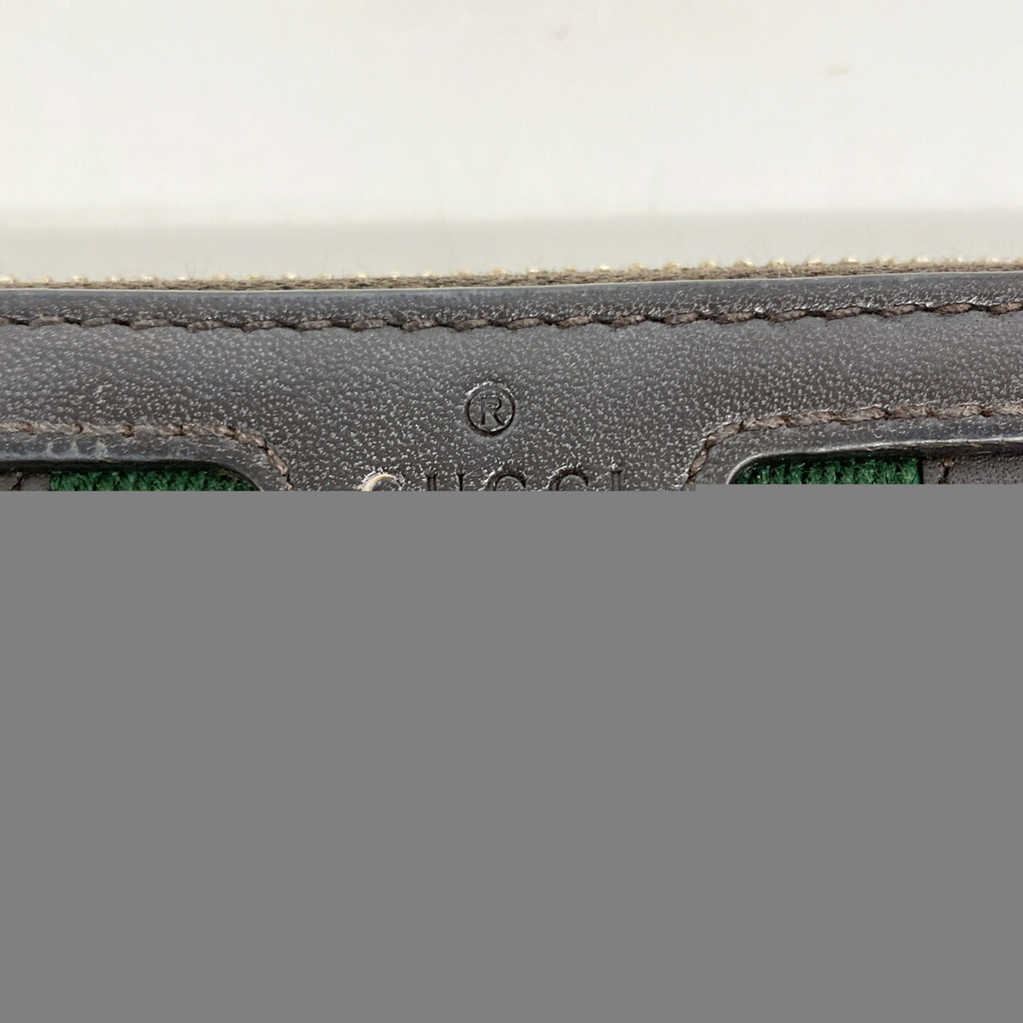 Gucci Brown Canvas Leather Long Wallet (Bi-Fold) (Pre-Owned)