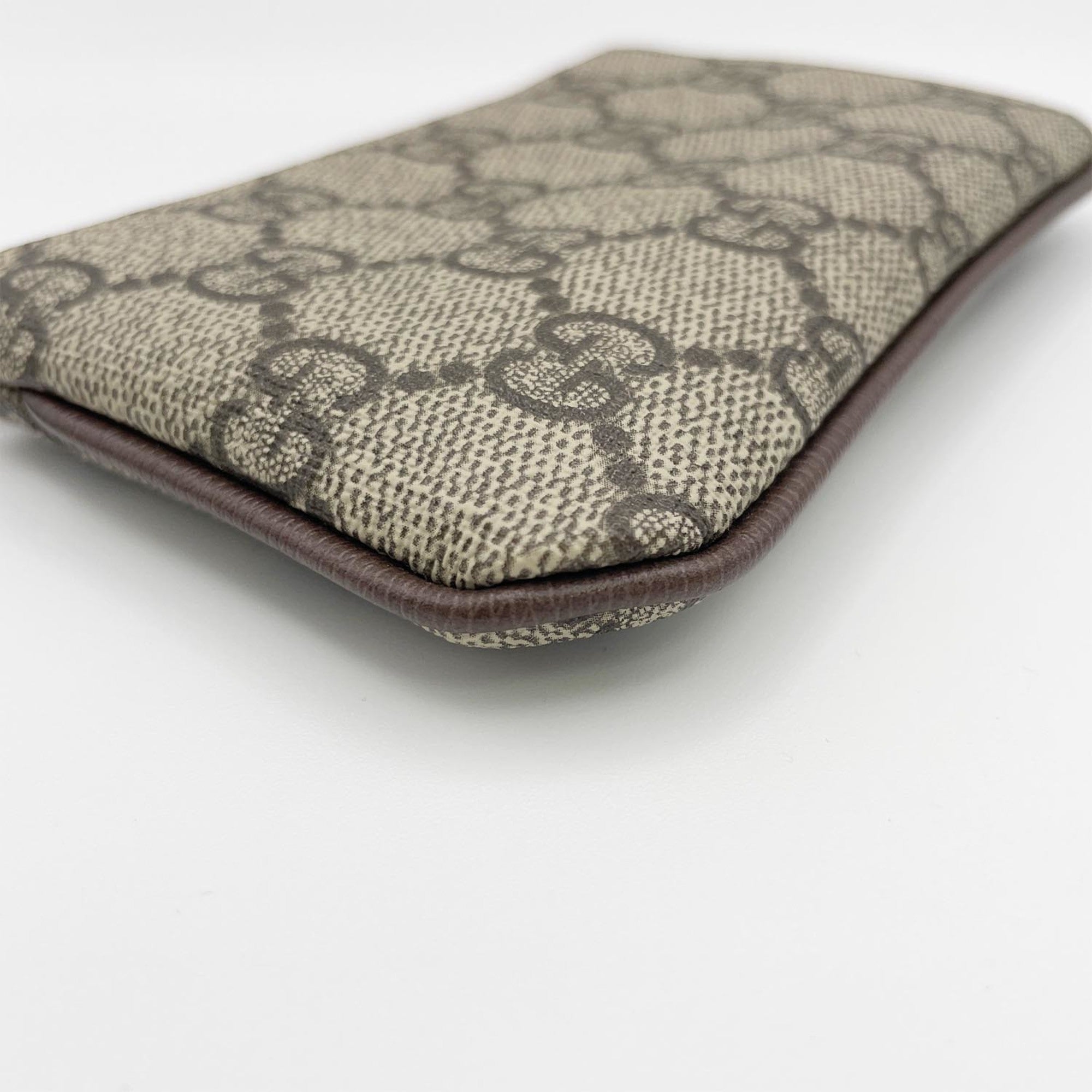 Gucci Brown Pvc Coated Canvas Fabric Coin Purse/Coin Case (Pre-Owned)