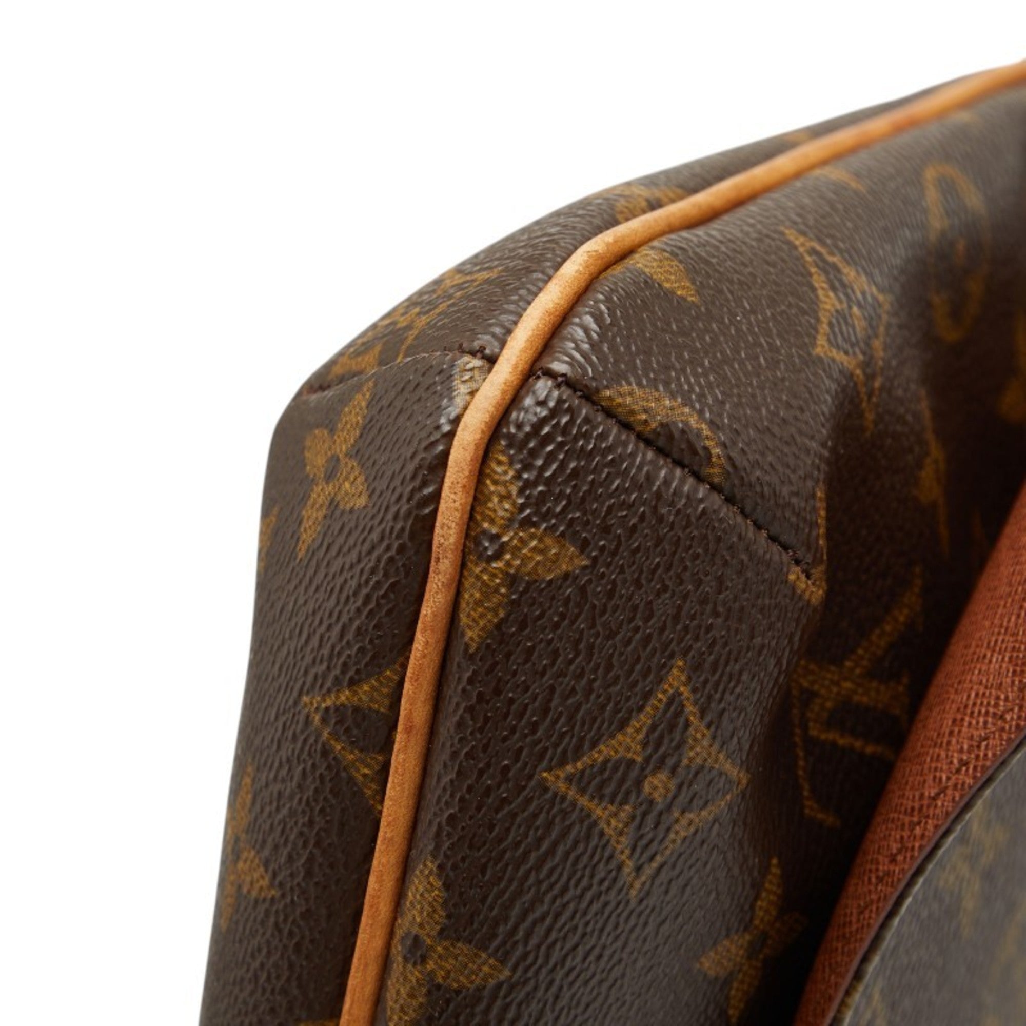 Louis Vuitton Monogram Brown Pvc Leather Shoulder Bag (Pre-Owned)